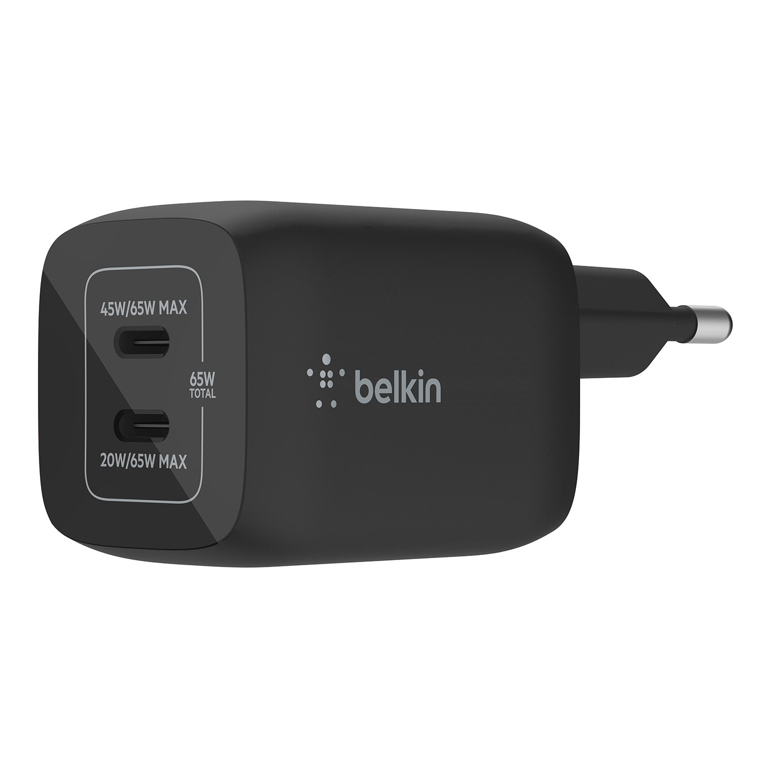 Belkin - BoostCharge Pro Dual USB-C GaN Wall Charger with PPS 65W