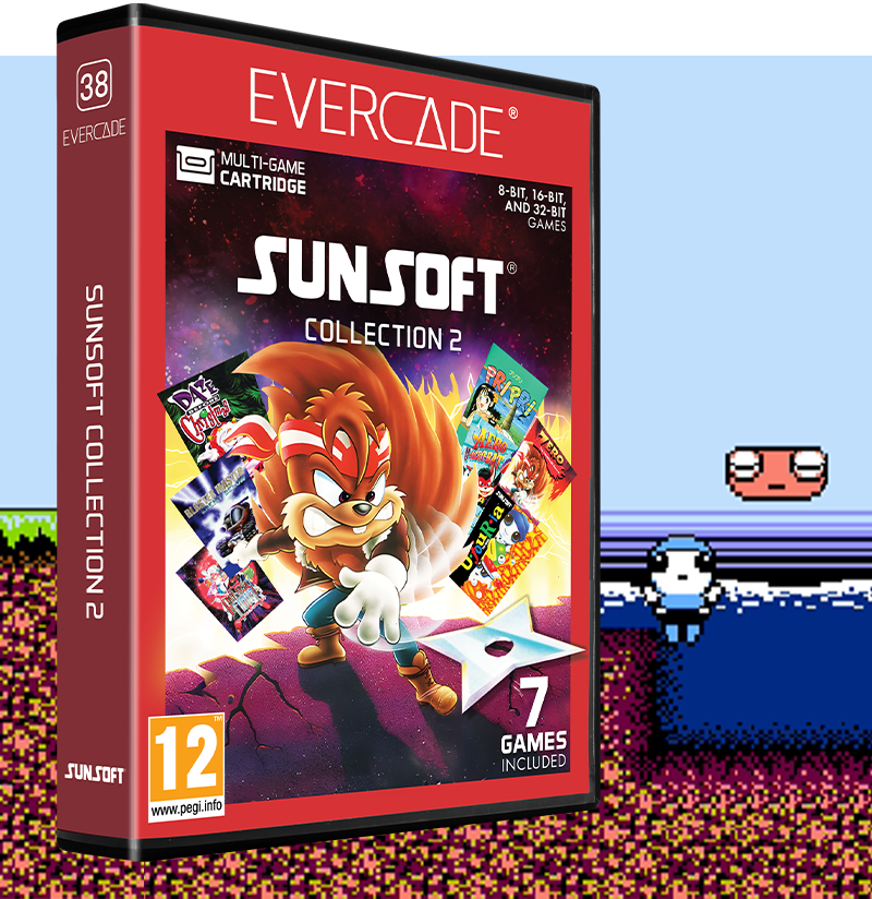 Evercade - Sunsoft Collection 2 - Retro Games Set