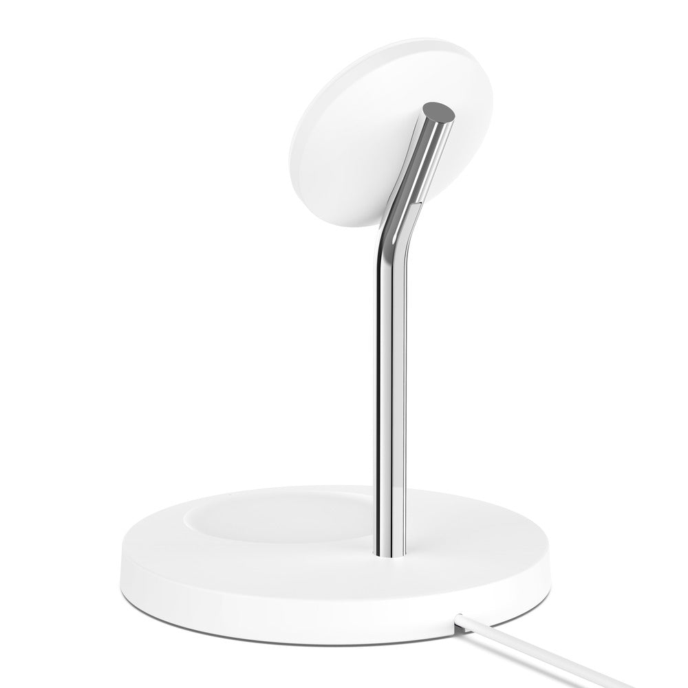 Belkin - BoostCharge Pro 2-in-1 Wireless Charger Stand with Official MagSafe Charging 15W