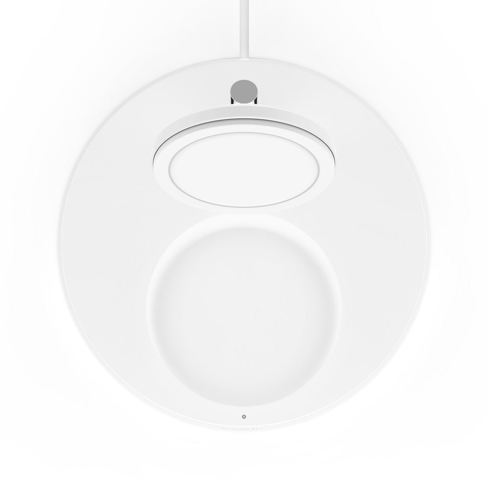 Belkin - BoostCharge Pro 2-in-1 Wireless Charger Stand with Official MagSafe Charging 15W