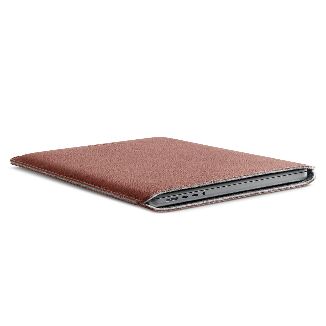 Woolnut – Leather Sleeve for MacBook
