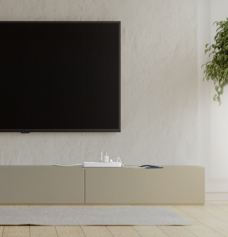 Belkin - Power Strip, 4-sockets + 1xUSB-A 1xUSB-C 525J, 2m