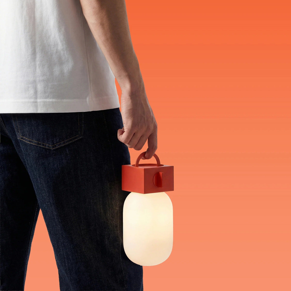 Native Union - Pop Light Portable Light & Powerbank Alarm Red