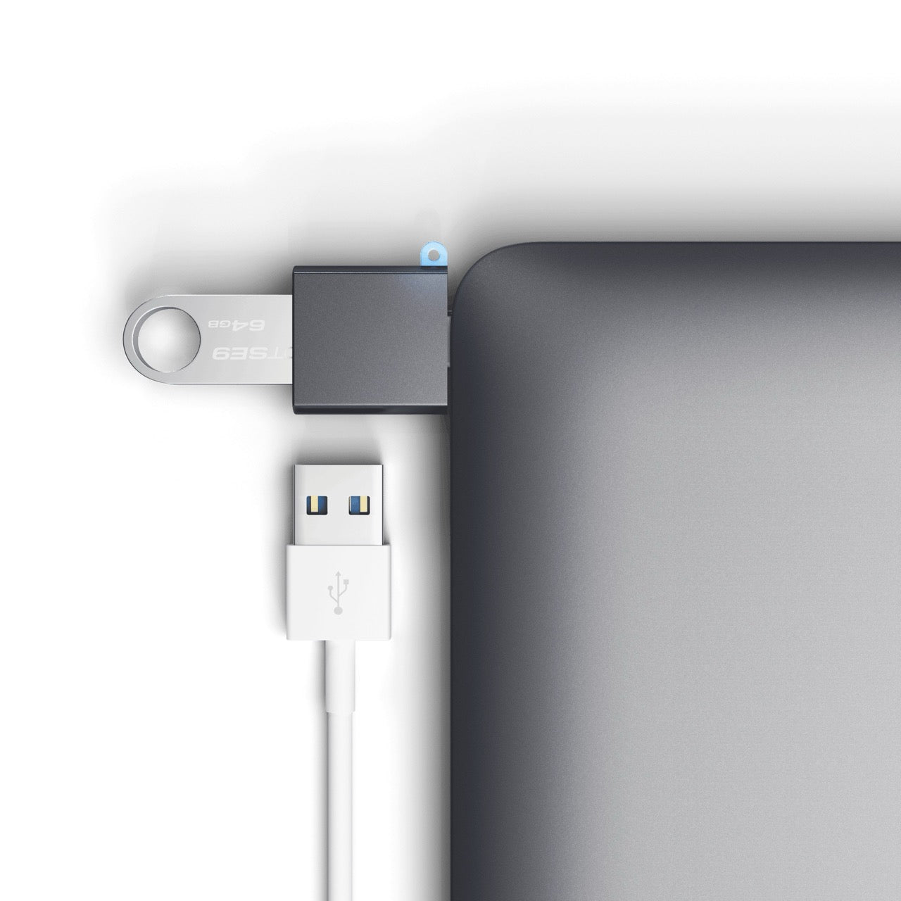 Satechi - Aluminum USB-C to USB-A 3.0 Adapter
