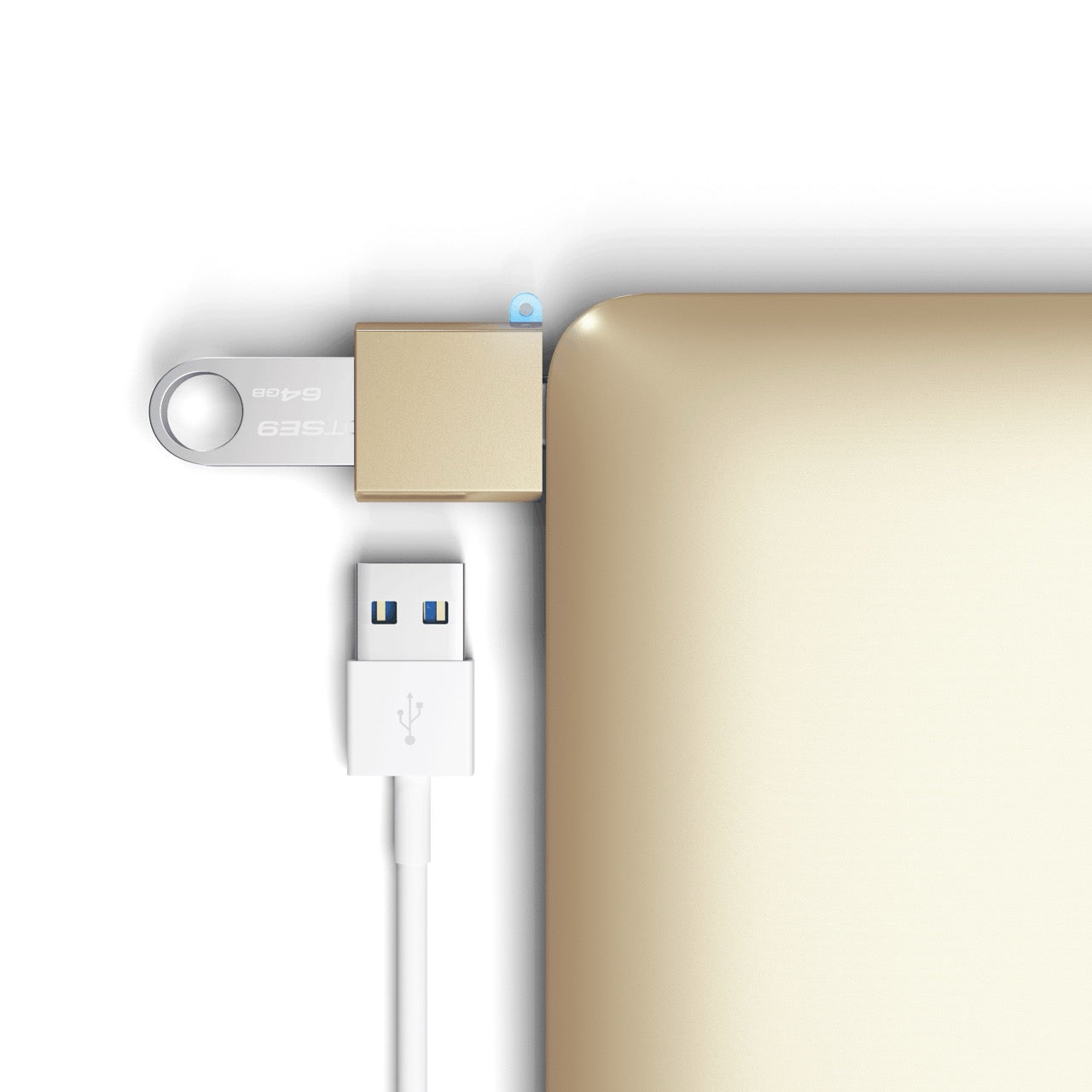 Satechi - Aluminum USB-C to USB-A 3.0 Adapter