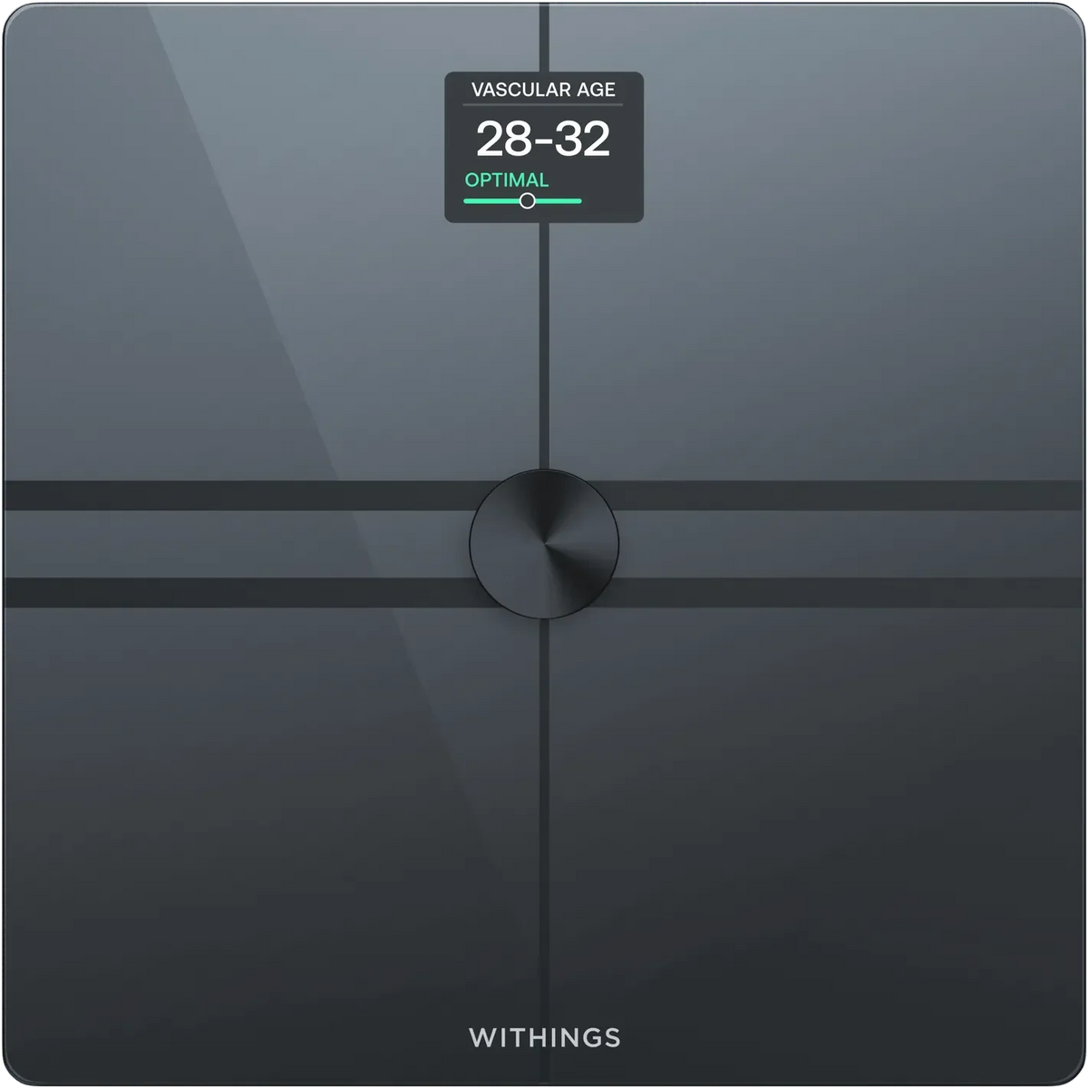 Inteligentna waga Withings z pomiarem wieku naczyniowego 28-32, optymalny wynik