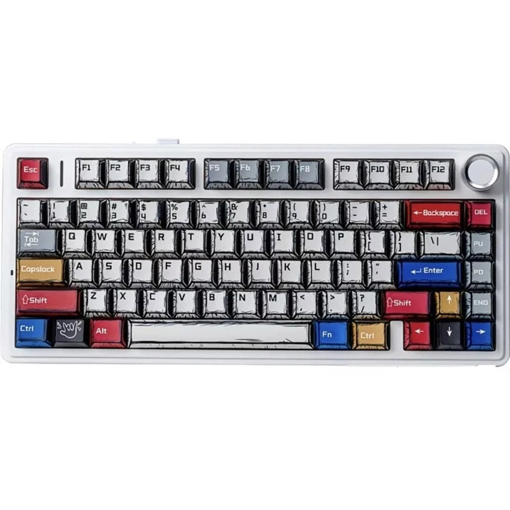 AULA - F75 - Gasket-Mounted Triple Modes Wireless Mechanical Keyboard - Comic