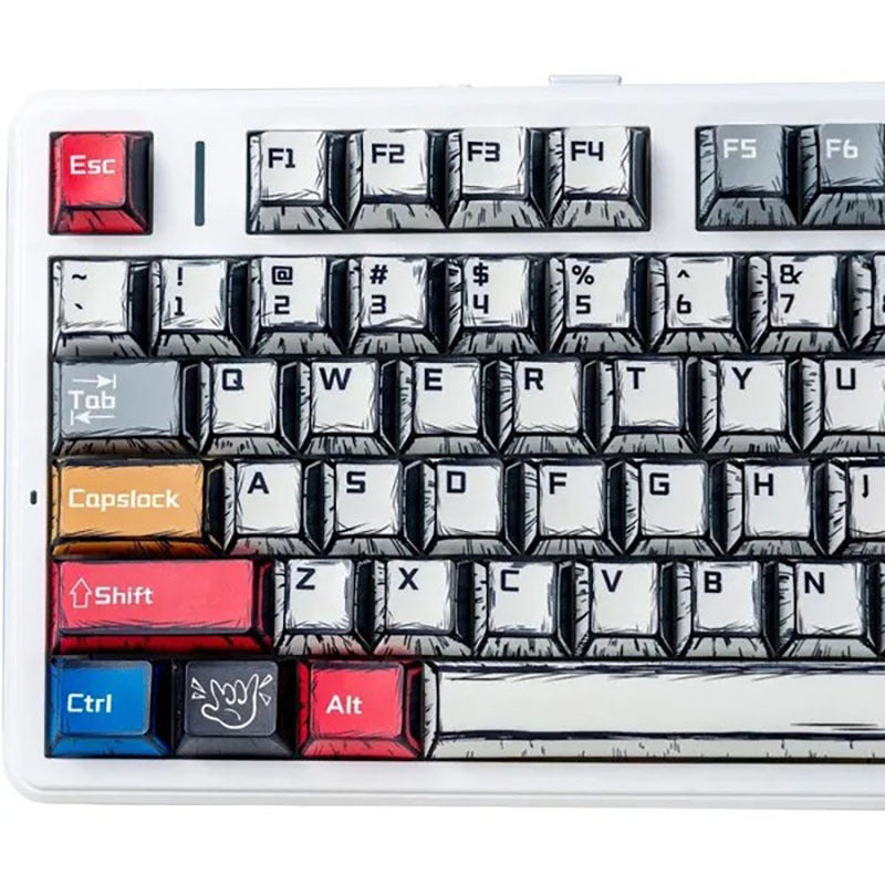 AULA - F75 - Gasket-Mounted Triple Modes Wireless Mechanical Keyboard - Comic