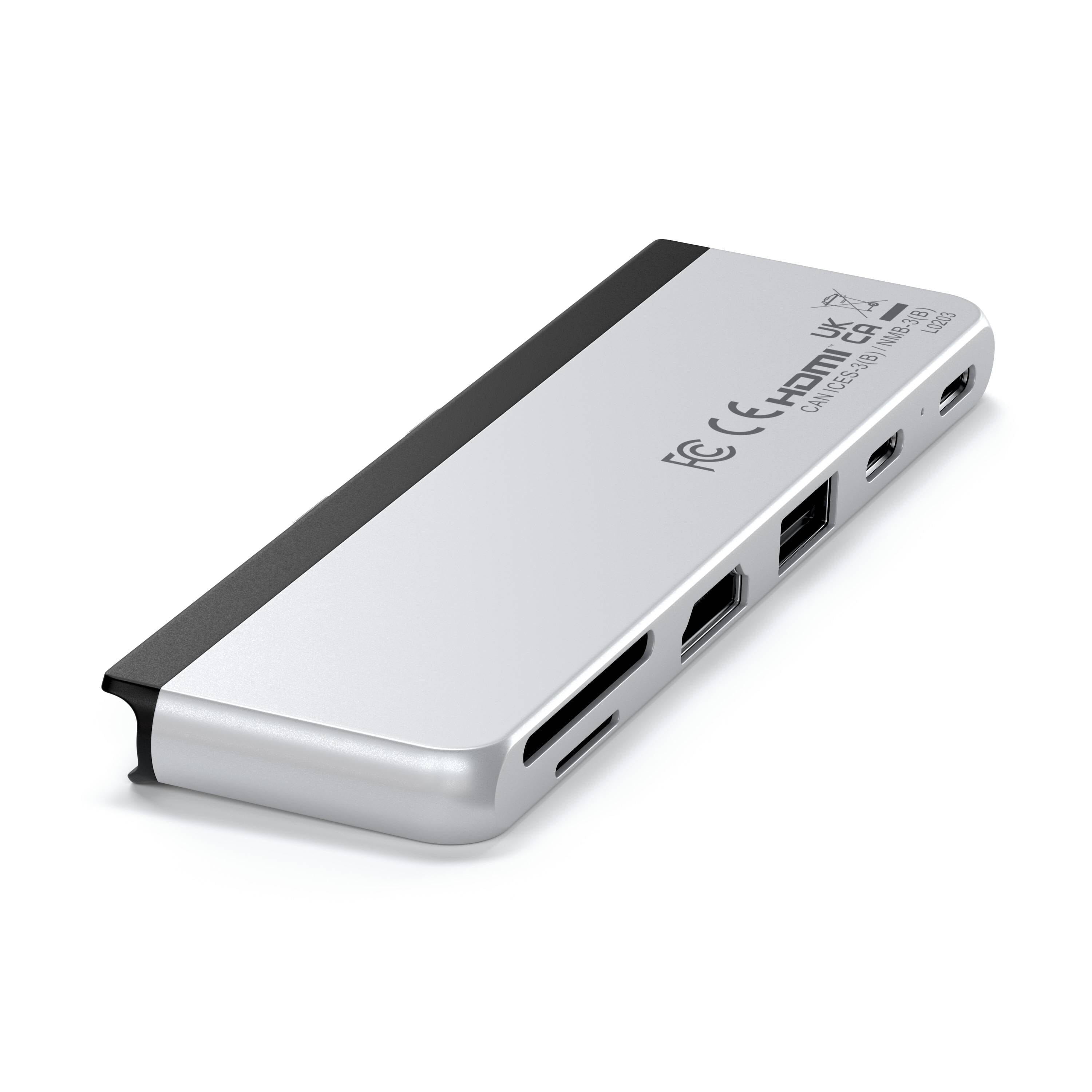 Satechi USB-C Dual 4K Multimedia Hub Adapter Space Grey Satechi USB-C Dual 4K Multimedia Hub Adapter Space Grey