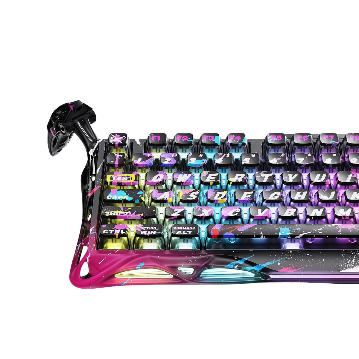 GravaStar - Mercury V75 Pro Neon Graffiti - Wired Magnetic Keyboard
