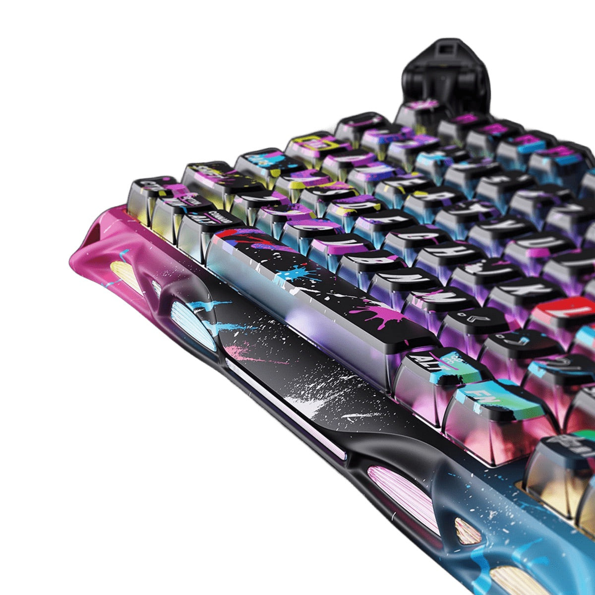 GravaStar - Mercury V75 Pro Neon Graffiti - Wired Magnetic Keyboard