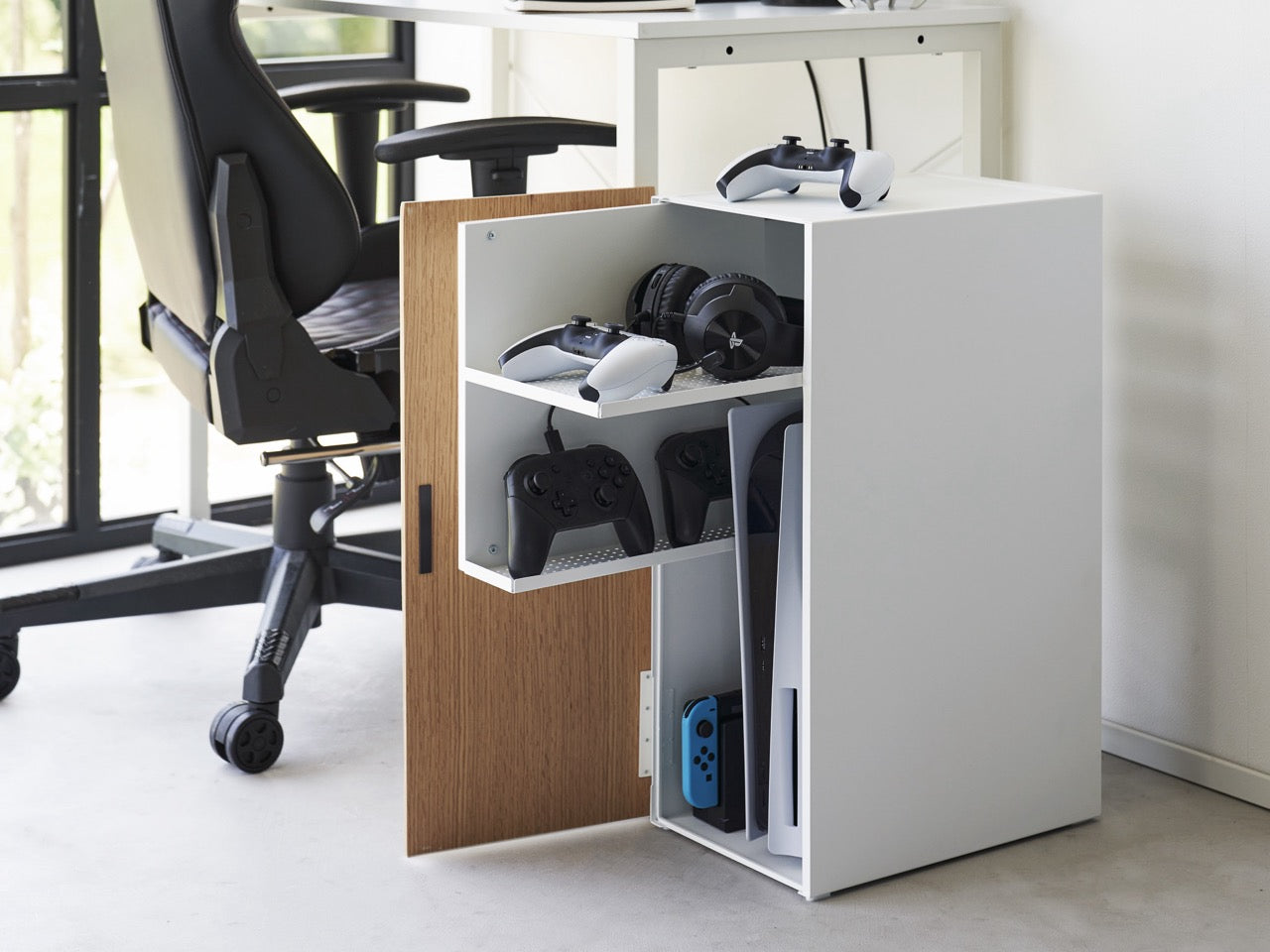 Yamazaki Home - Tower Game Console Organizer