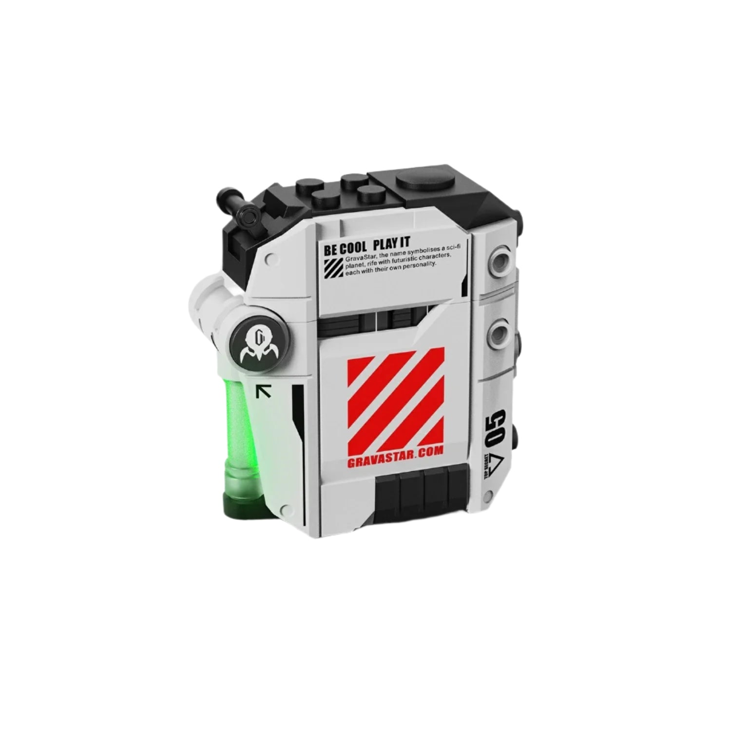 GravaStar - Sirius P5 Defense Mecha White - Wireless Headphones