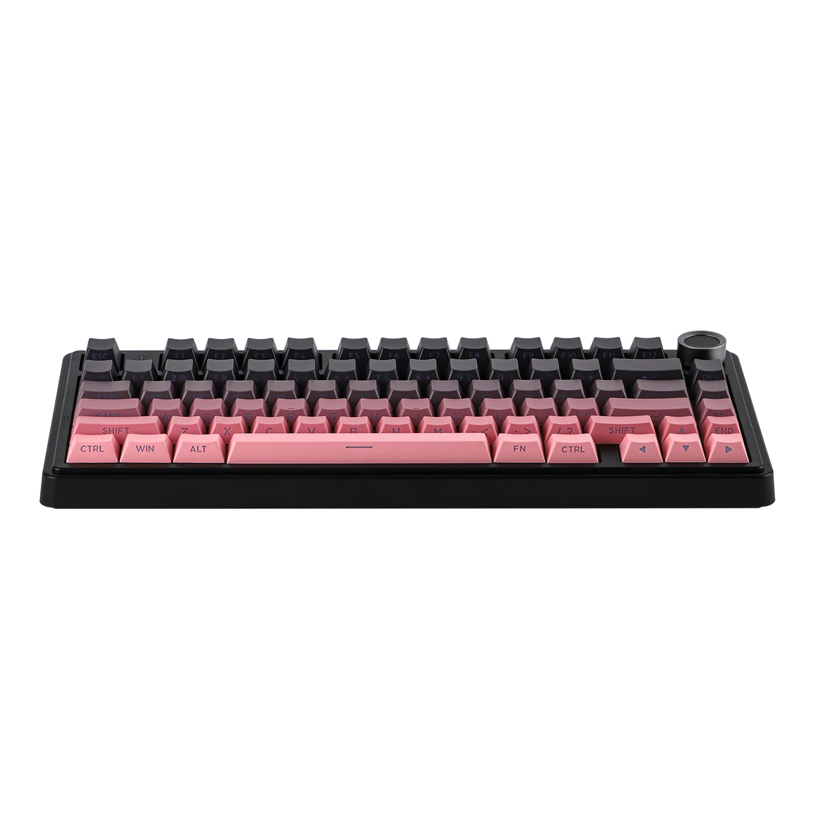 AULA - F75 - Gasket-Mounted Triple Modes Wireless Mechanical Keyboard - Gradient Pink (Black) Side-Engraved