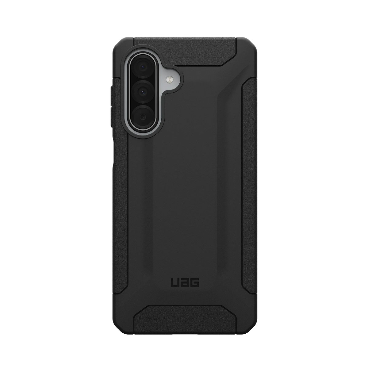 Czarny etui UAG na telefon z trzema aparatami, ochrona dla smartfona