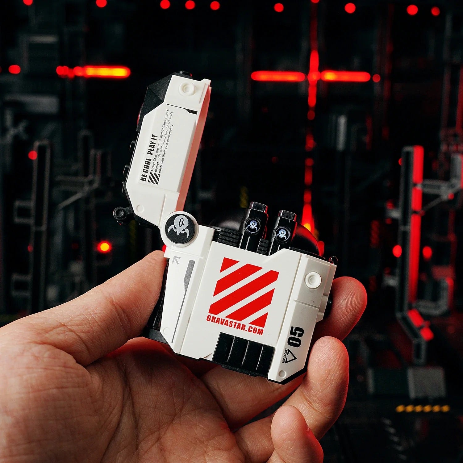 GravaStar - Sirius P5 Defense Mecha White - Wireless Headphones