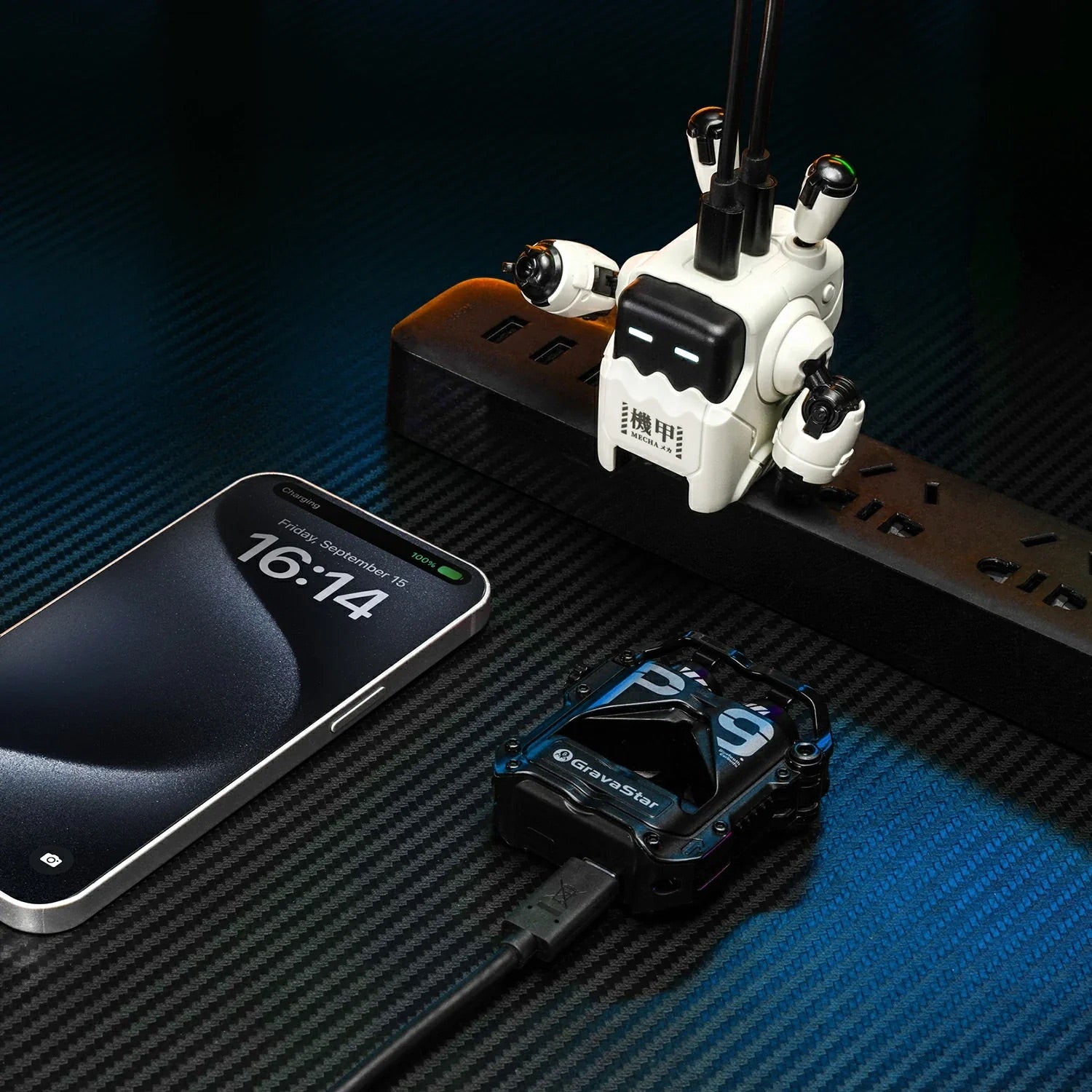 GravaStar - Delta35 35W Dawn White GaN Fast Charger