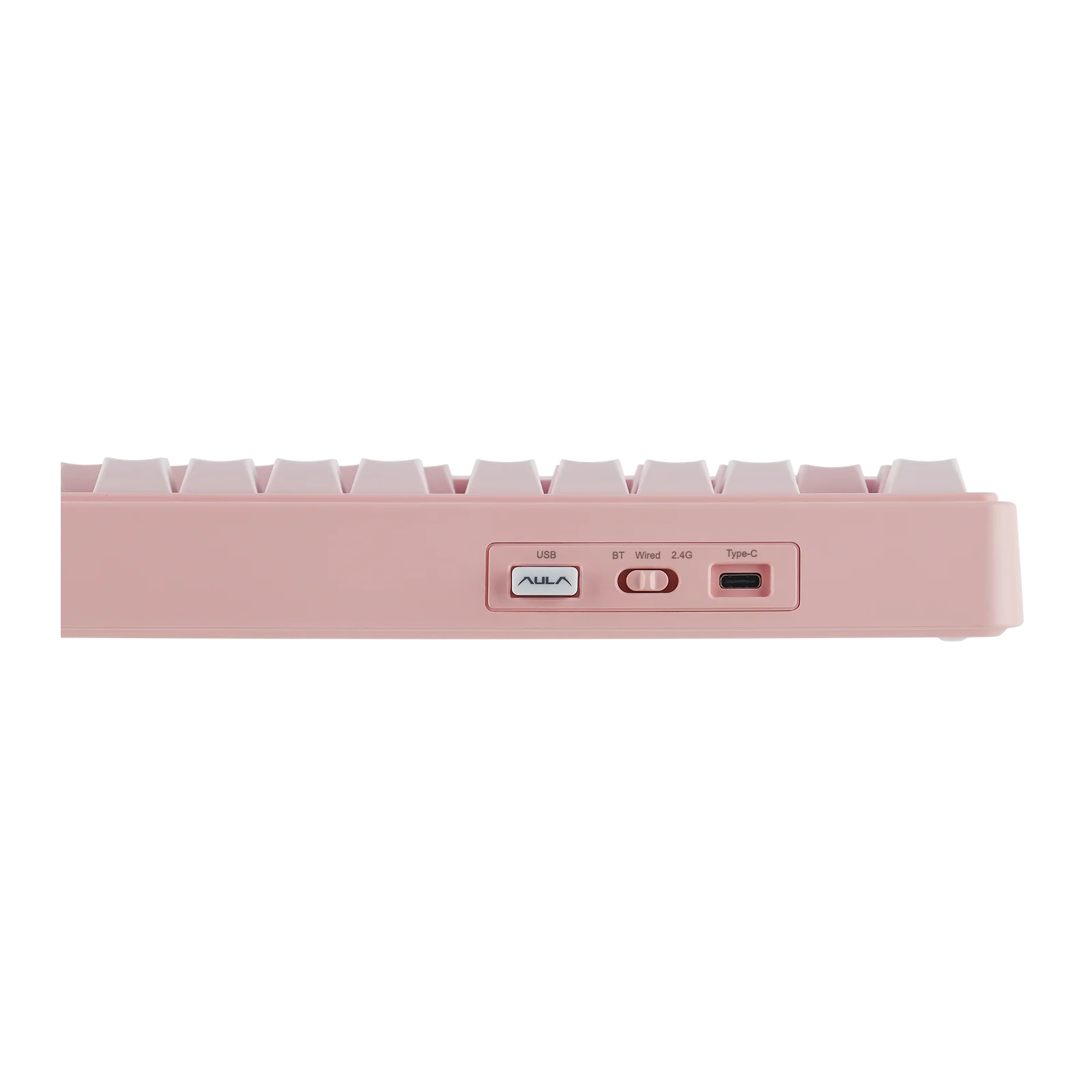 AULA - F75 - Gasket-Mounted Triple Modes Wireless Mechanical Keyboard - Gradient Pink Side-Engraved