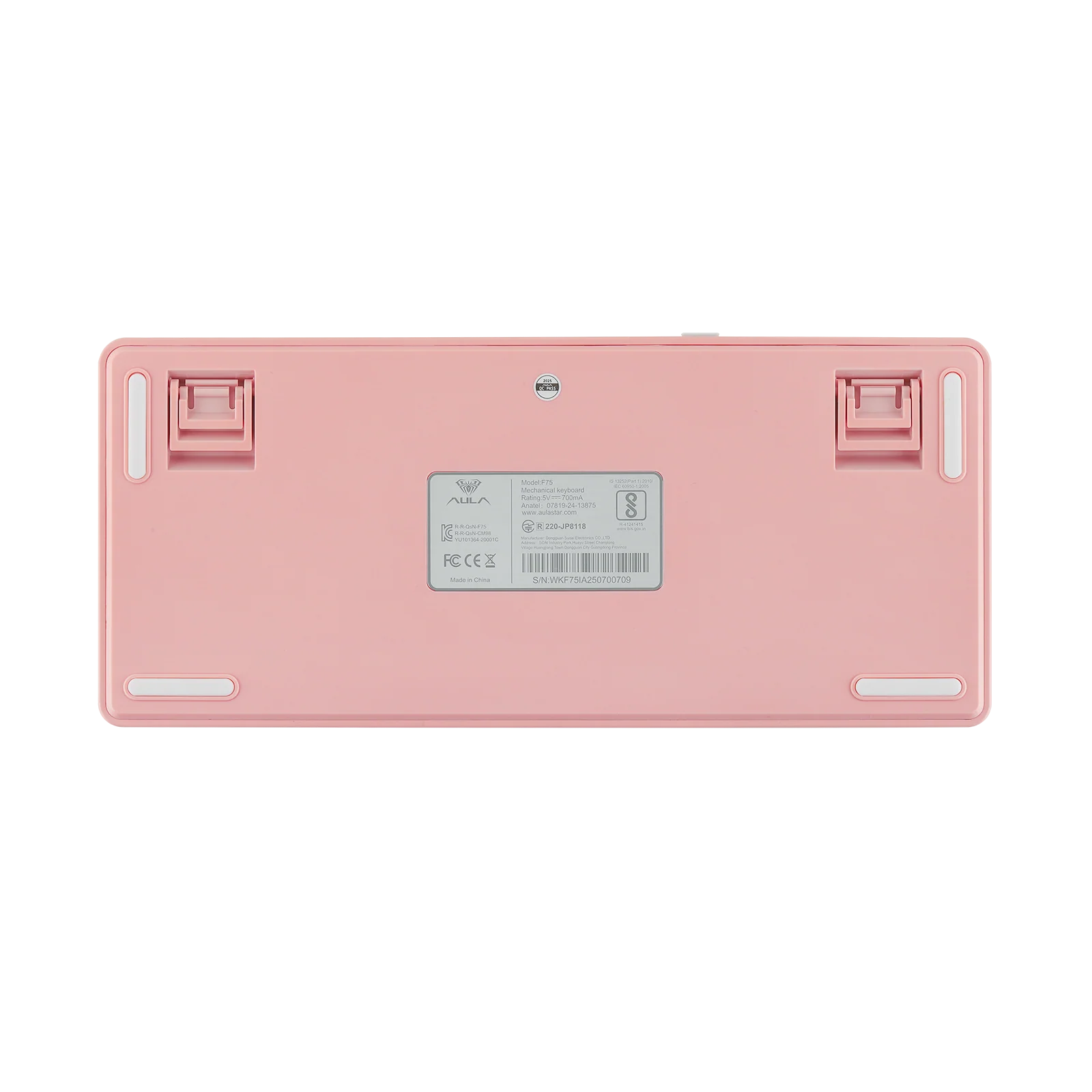 AULA - F75 - Gasket-Mounted Triple Modes Wireless Mechanical Keyboard - Gradient Pink Side-Engraved
