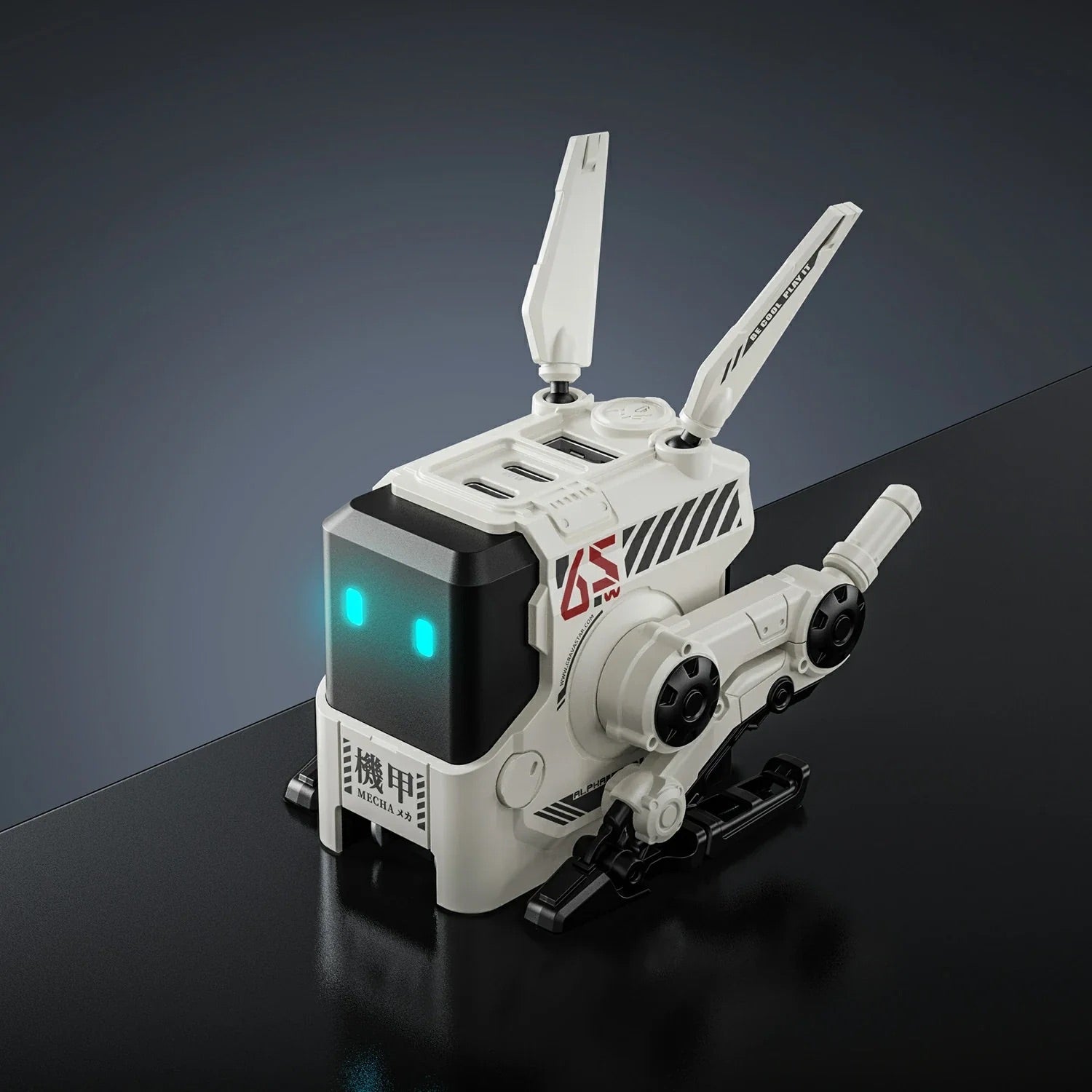 GravaStar - Alpha65 GaN 65W Dawn White Wall Charger