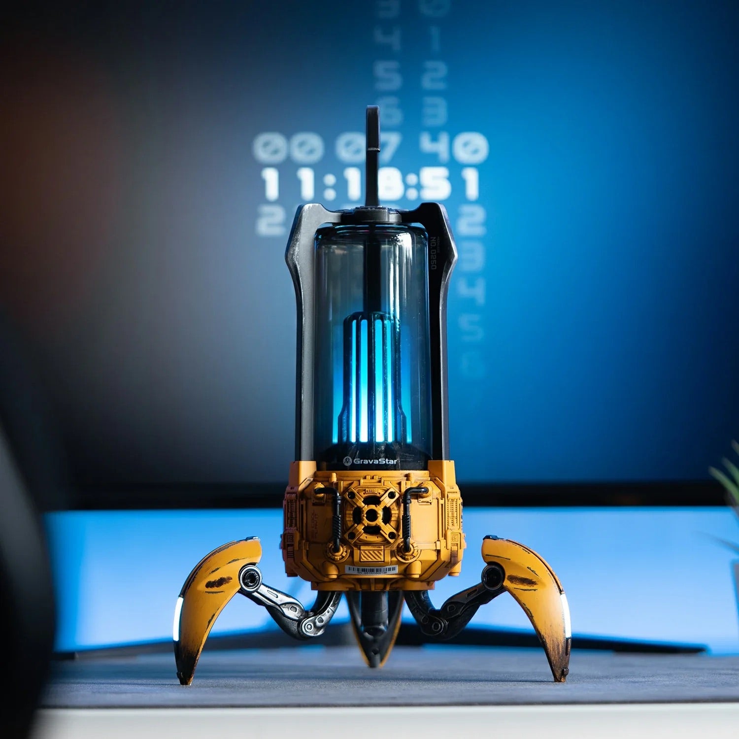 GravaStar - Supernova War Damaged Yellow - Wireless Bluetooth Speaker