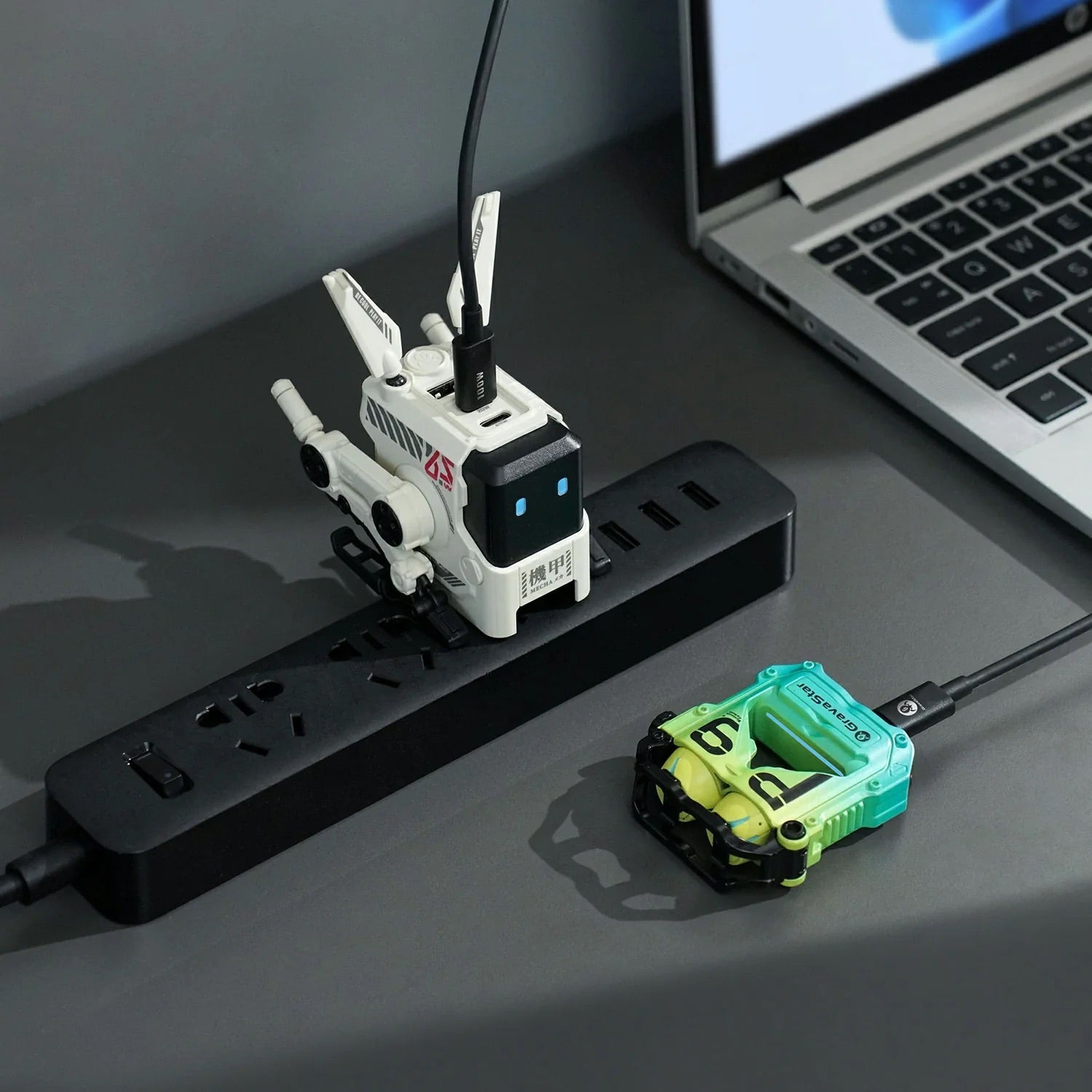 GravaStar - Alpha65 GaN 65W Dawn White Wall Charger