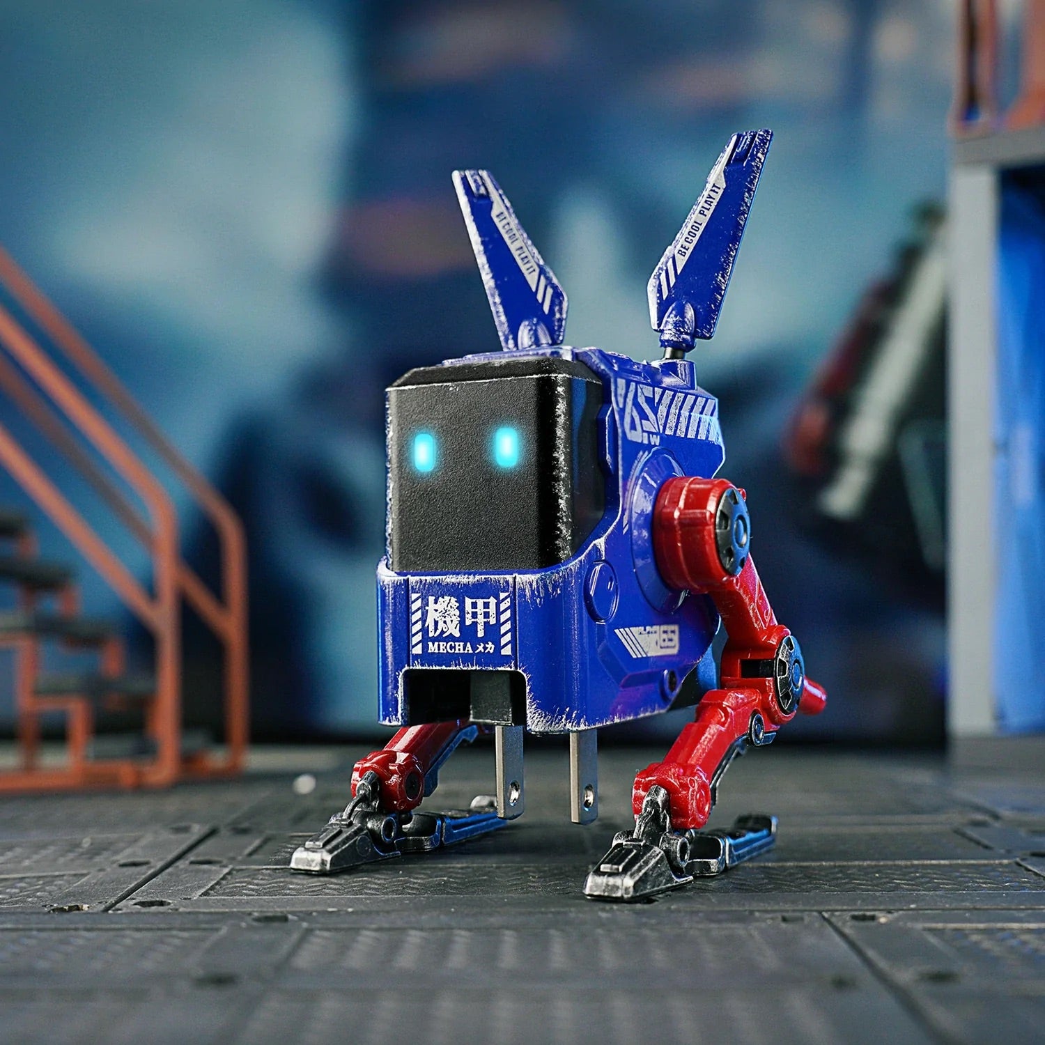 GravaStar - Alpha65 GaN 65W War Damaged Blaze Blue Wall Charger