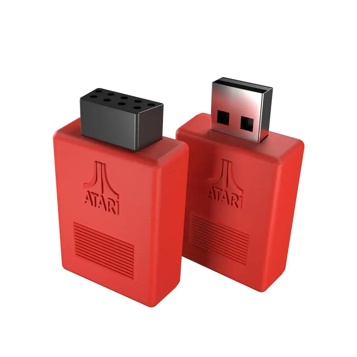 Czerwone adaptery USB Atari do klawiatury mechanicznej i akcesoriów biurowych