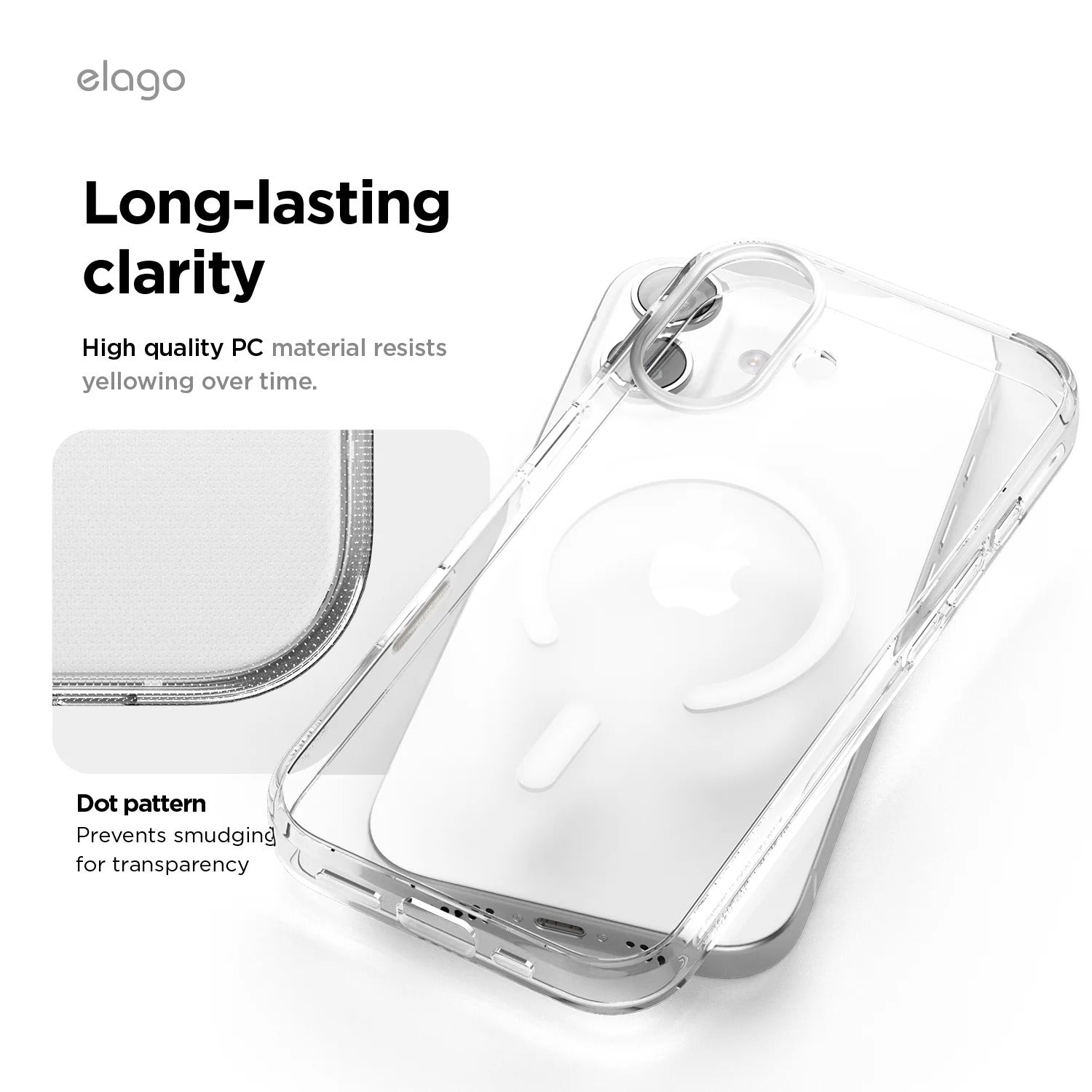 Elago - Cassette Tape 2 Monthly MagSafe Clear Case for iPhone 17 / Pro / Pro Max / Air