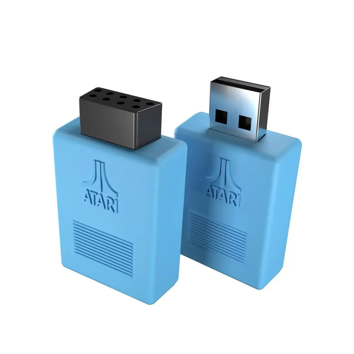 Niebieskie adaptery USB Atari do klawiatury mechanicznej i akcesoriów biurowych