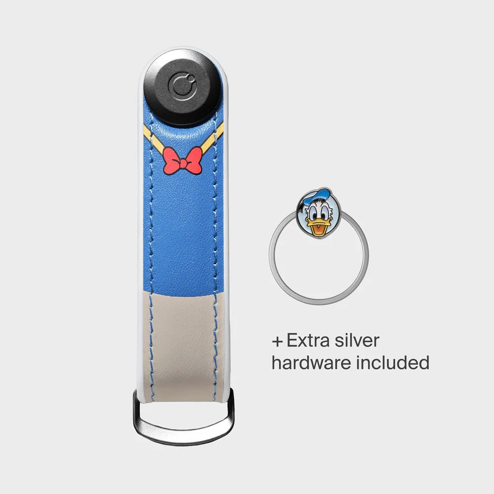 Orbitkey X Disney - Donald Duck Hybrid Leather Key Organizer + Ring v2 Kit