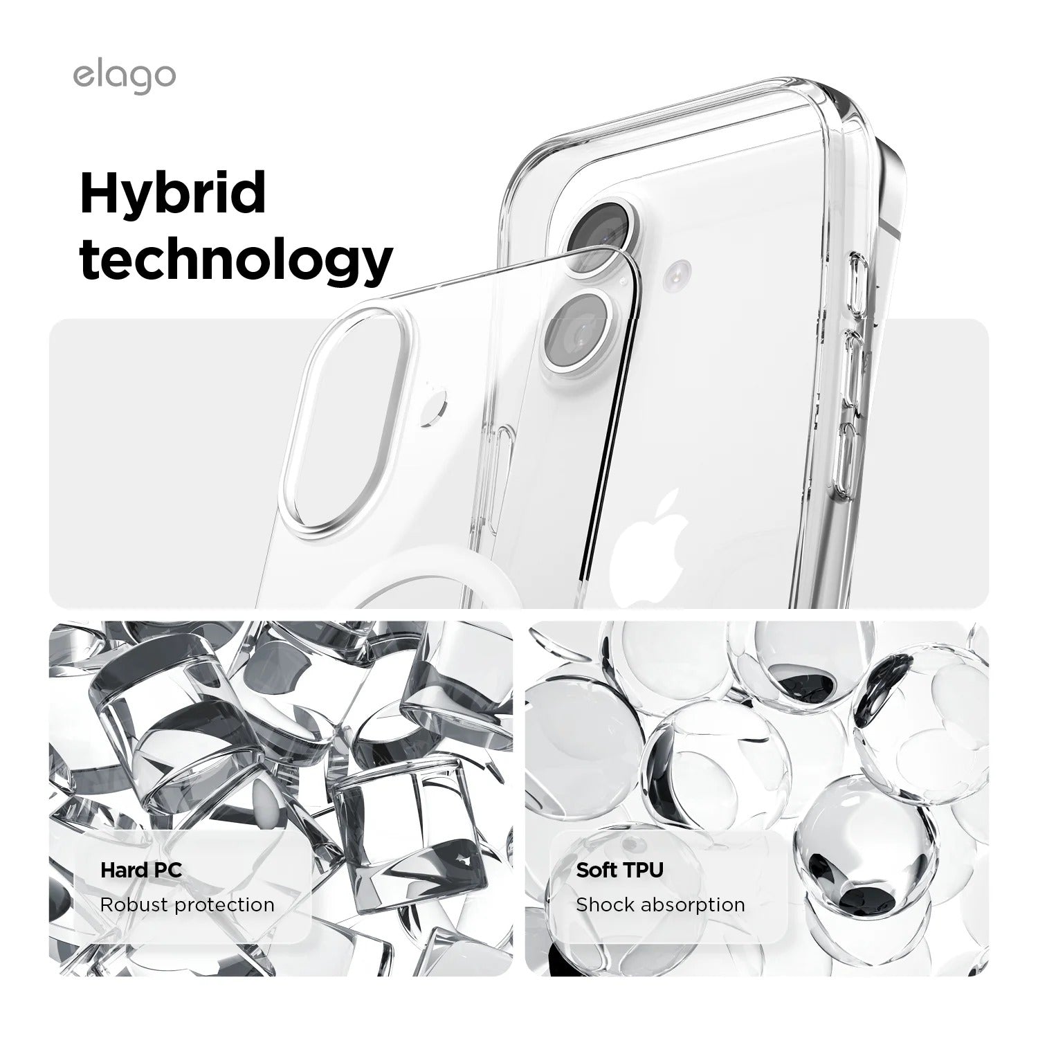 Elago - Cassette Tape 2 Monthly MagSafe Clear Case for iPhone 17 / Pro / Pro Max / Air
