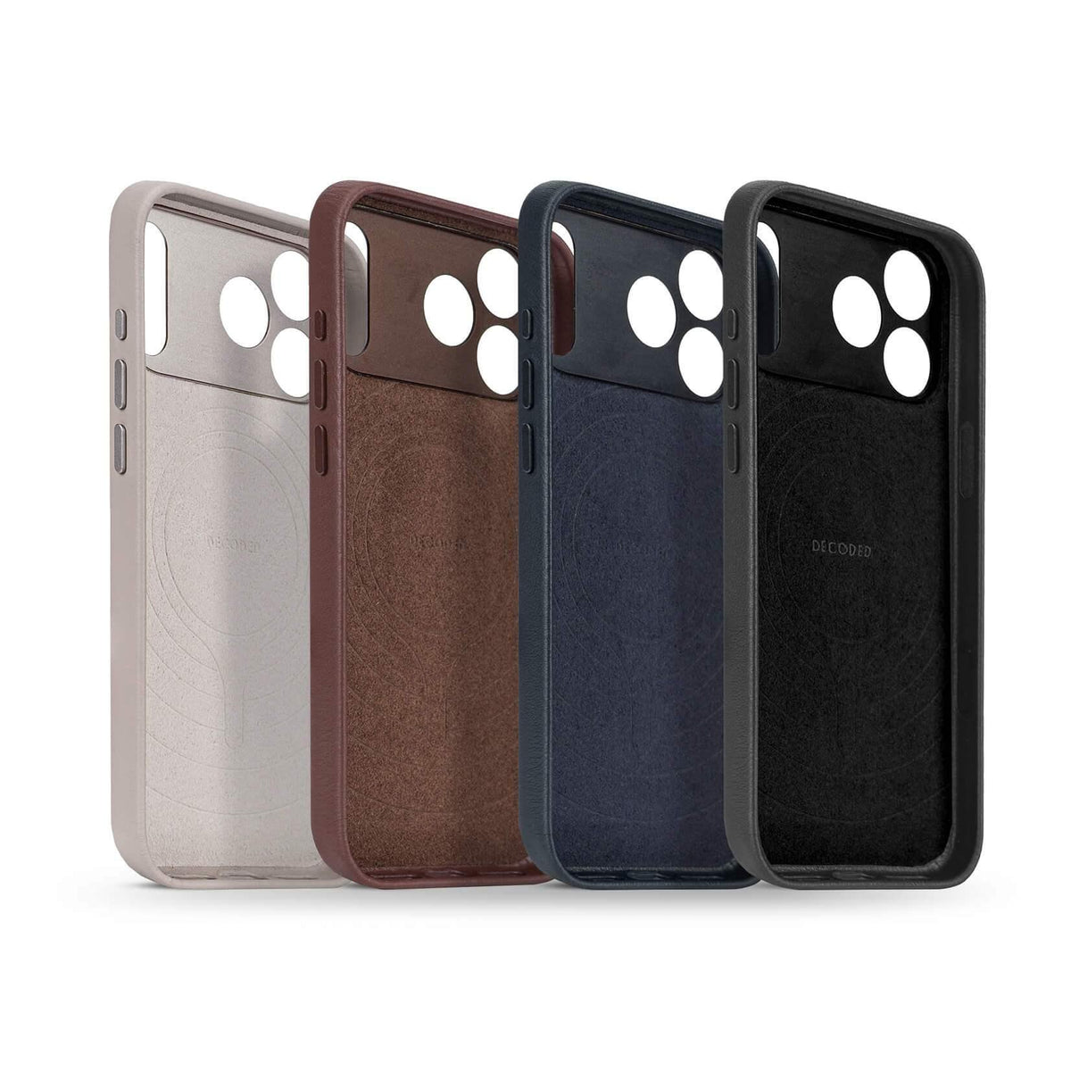 Eleganckie etui na telefon z bezprzewodowym ładowaniem w różnych kolorach