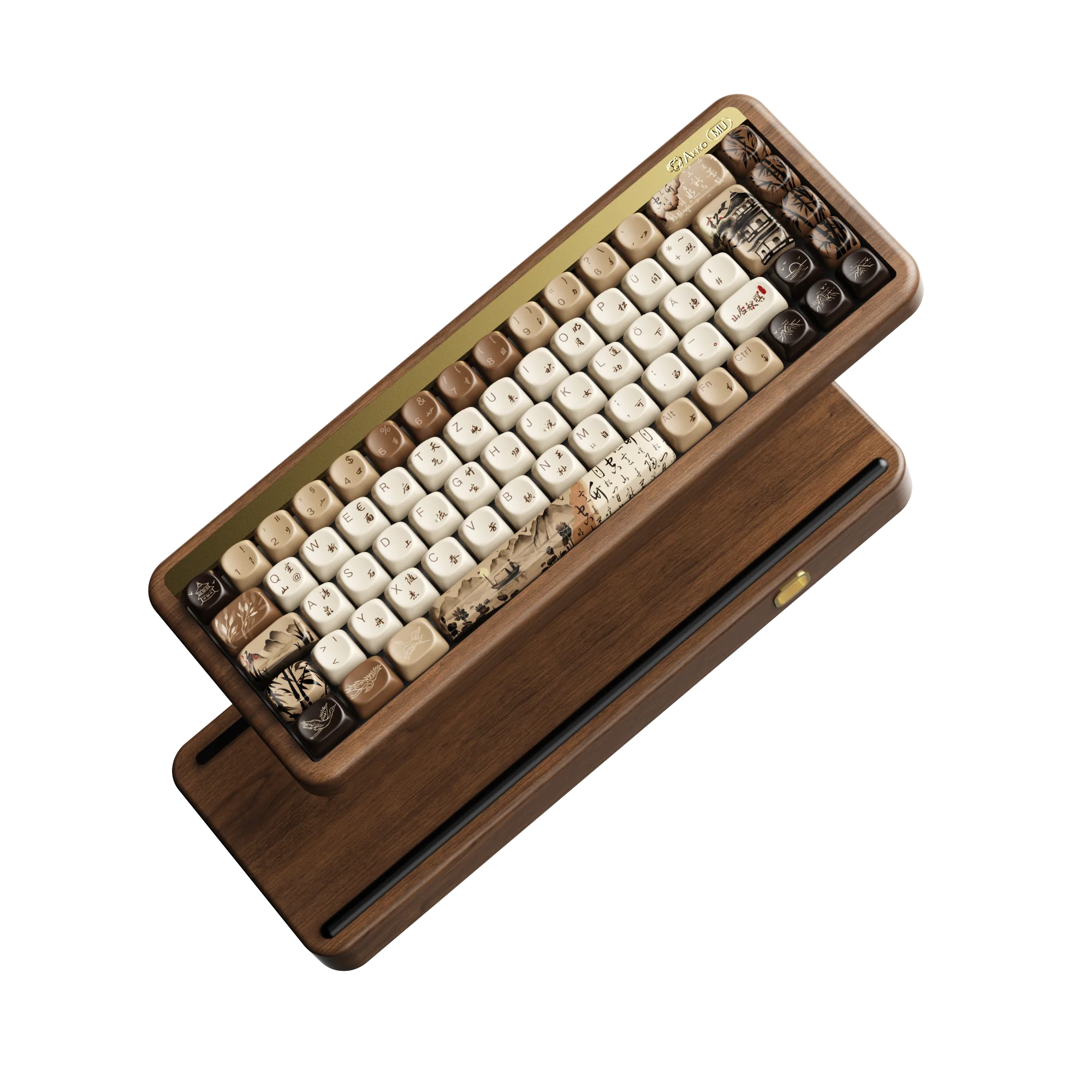 Akko - MU01 Mountain Seclusion Wooden Mechanical Keyboard