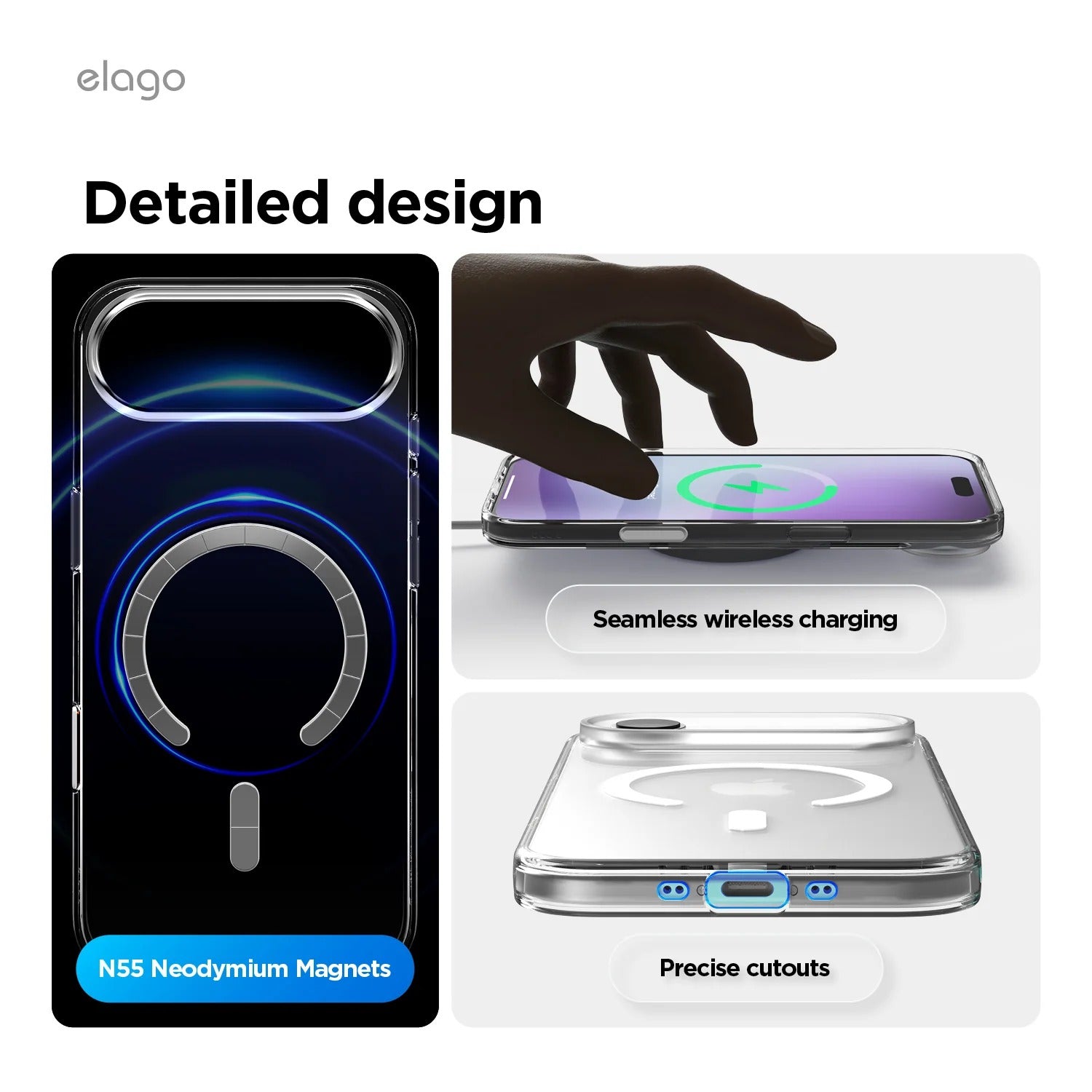 Elago - Cassette Tape 2 Monthly MagSafe Clear Case for iPhone 17 / Pro / Pro Max / Air