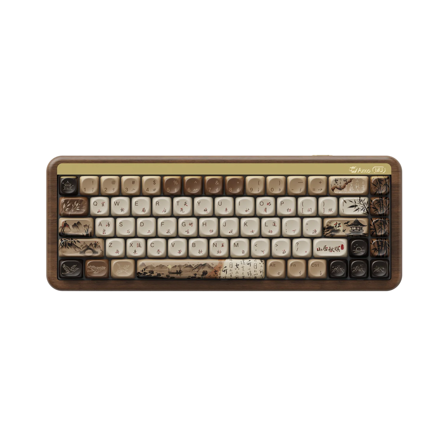 Akko - MU01 Mountain Seclusion Wooden Mechanical Keyboard