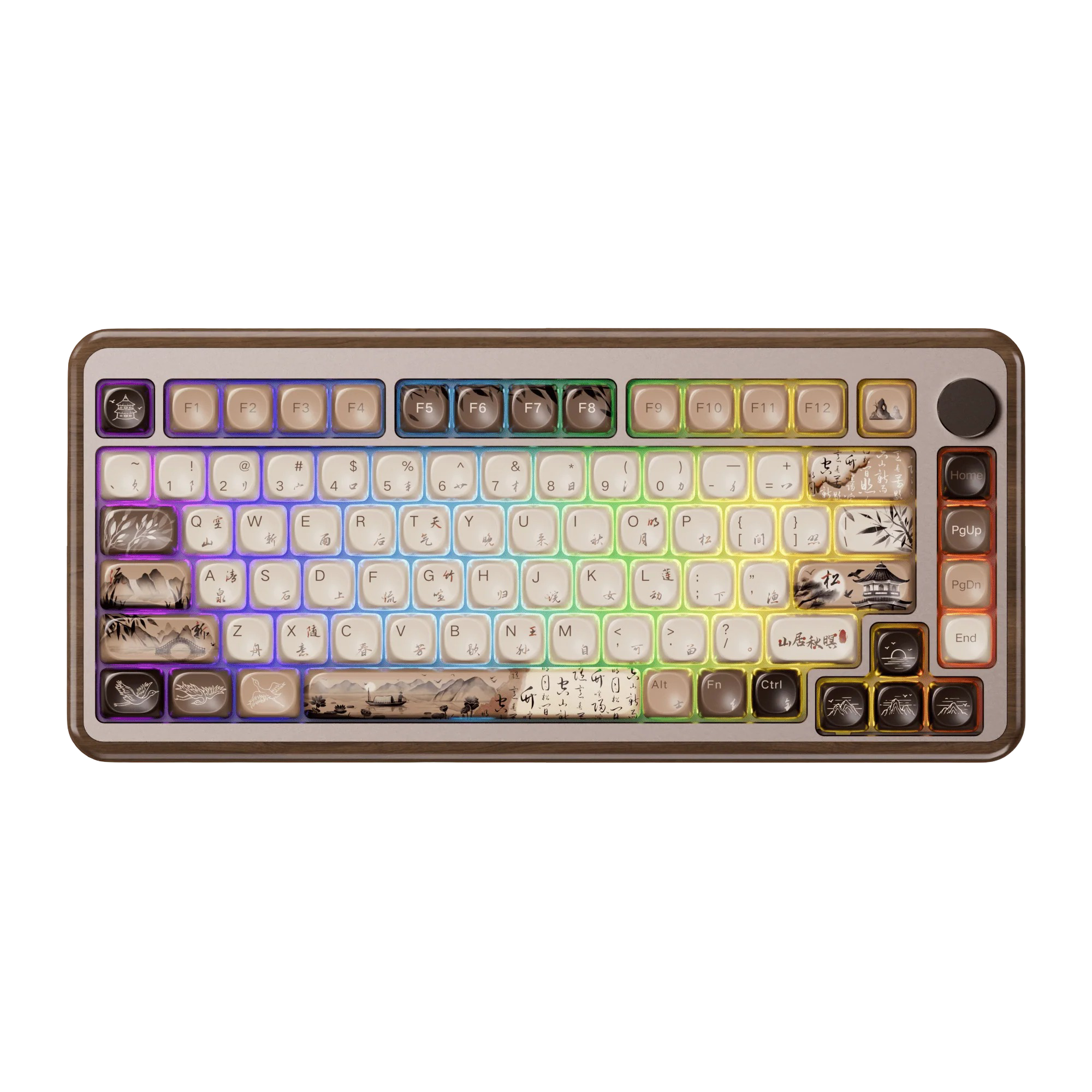 Akko - MU02 Mountain Seclusion Wooden Mechanical Keyboard
