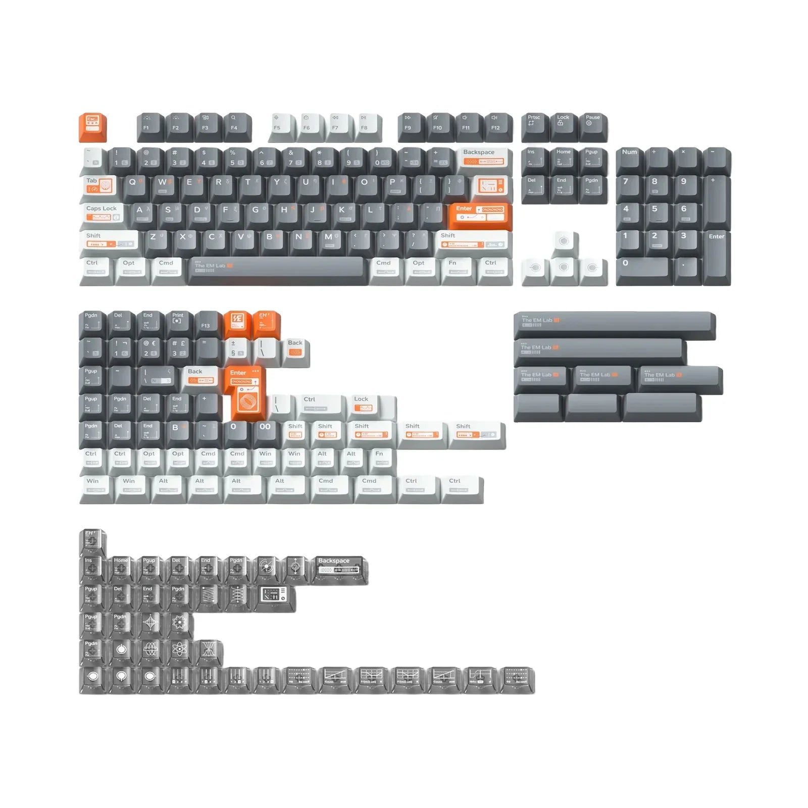 NuPhy - The EM Lab Cherry Profile Dye-sub PBT Keycaps