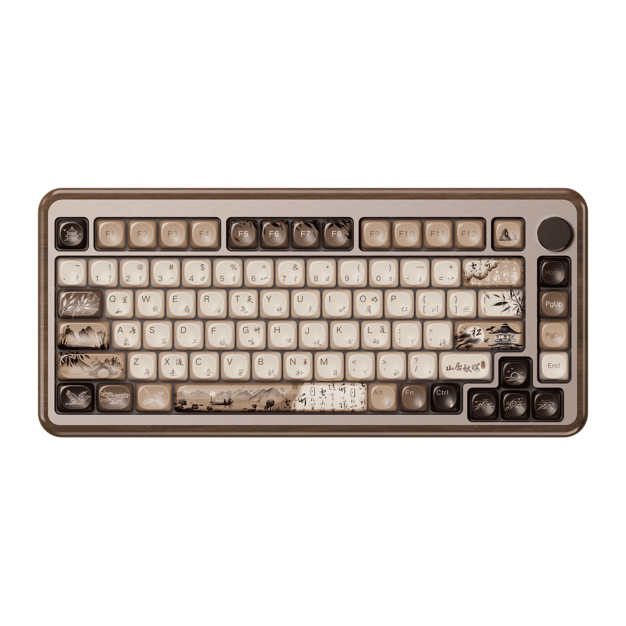 Akko - MU02 Mountain Seclusion Wooden Mechanical Keyboard