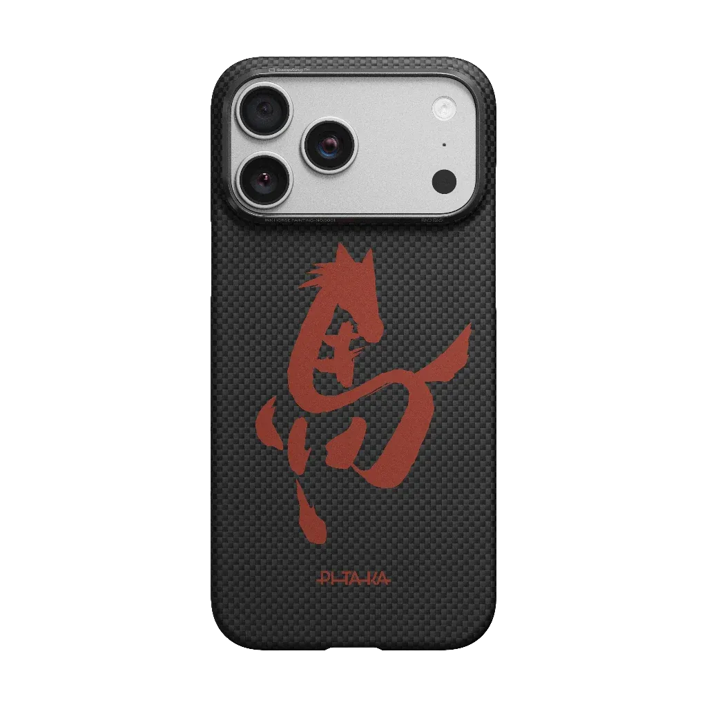 PITAKA - Ink Horse Painting Edge Case Ink Rhythm