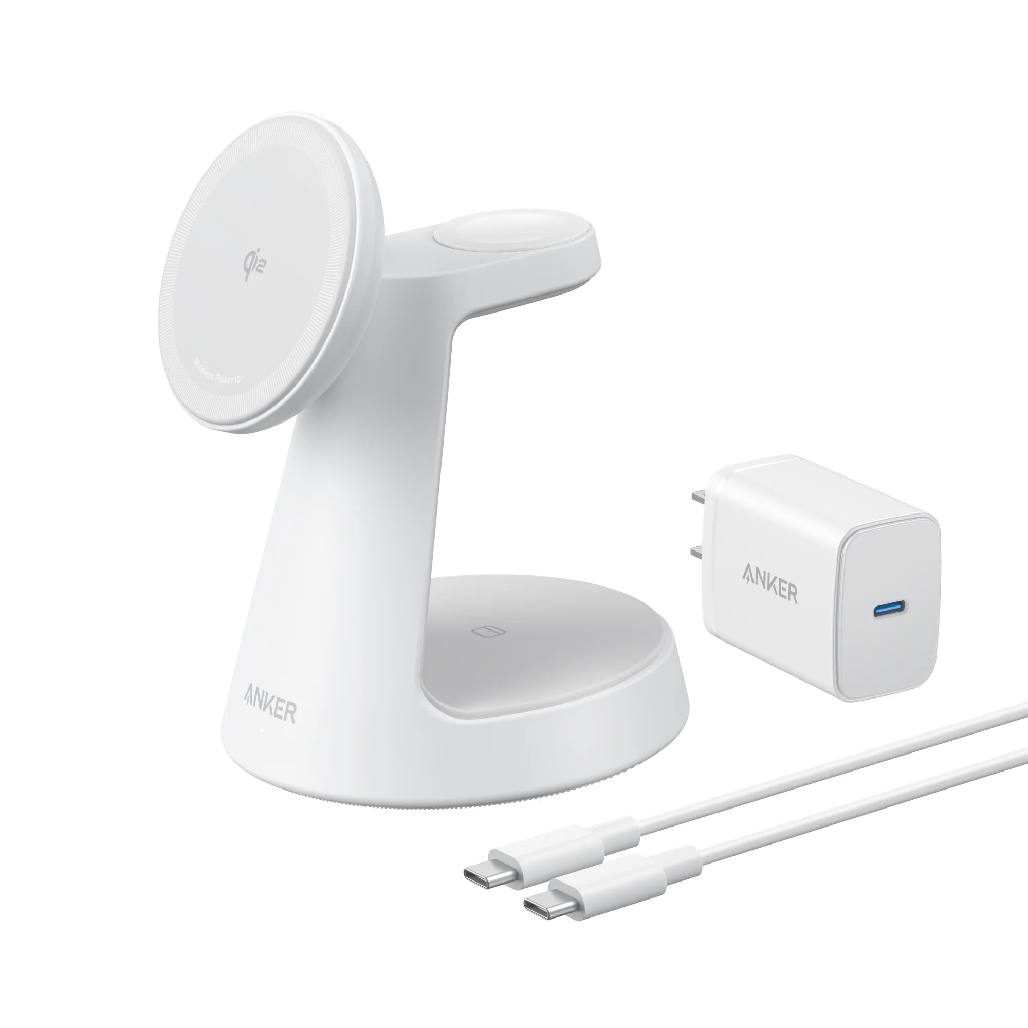 Anker - MagGo Wireless Charging Station (3-in-1, Dock Stand)