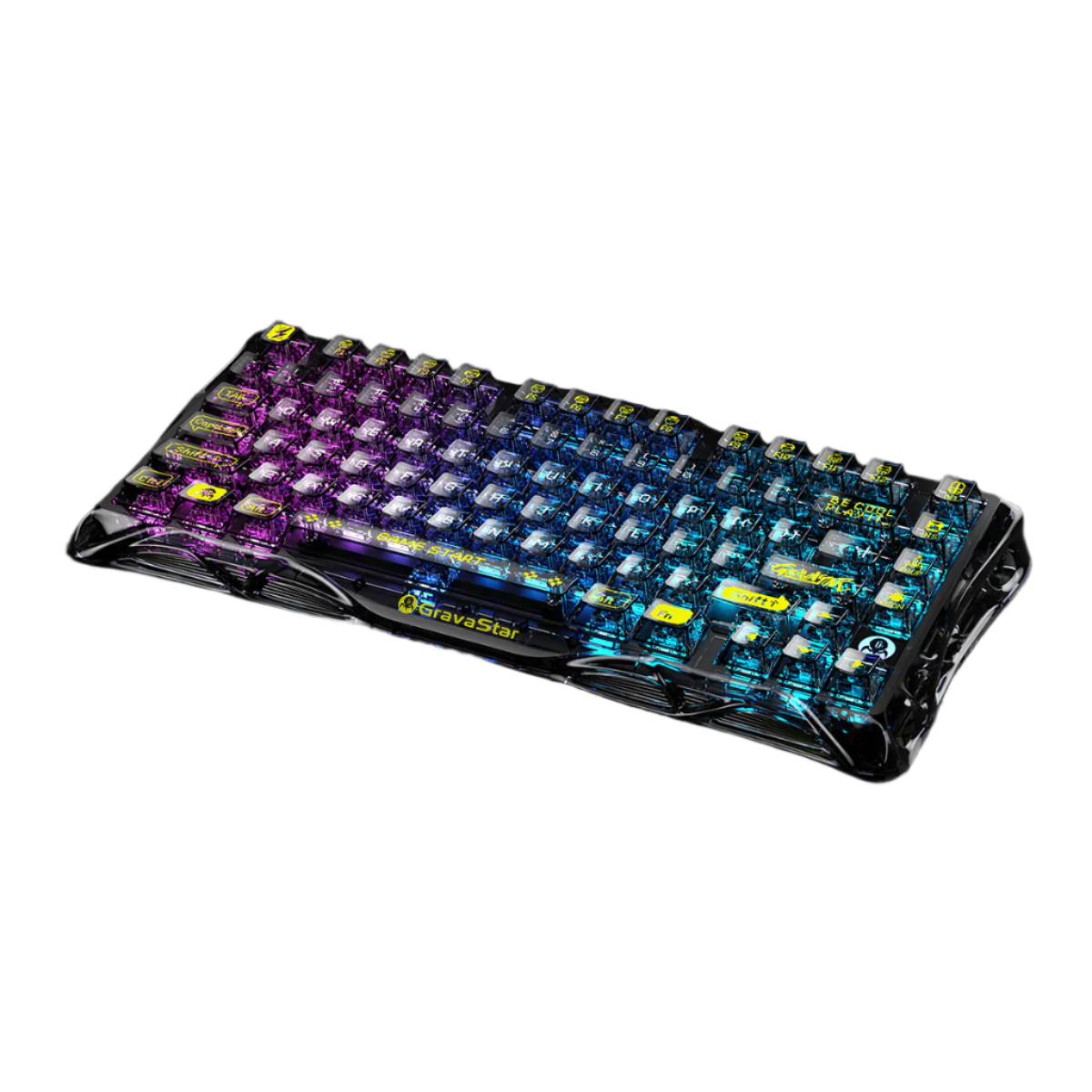 GravaStar - Mercury K1 Lite Transparent Black - Wireless Mechanical Keyboard