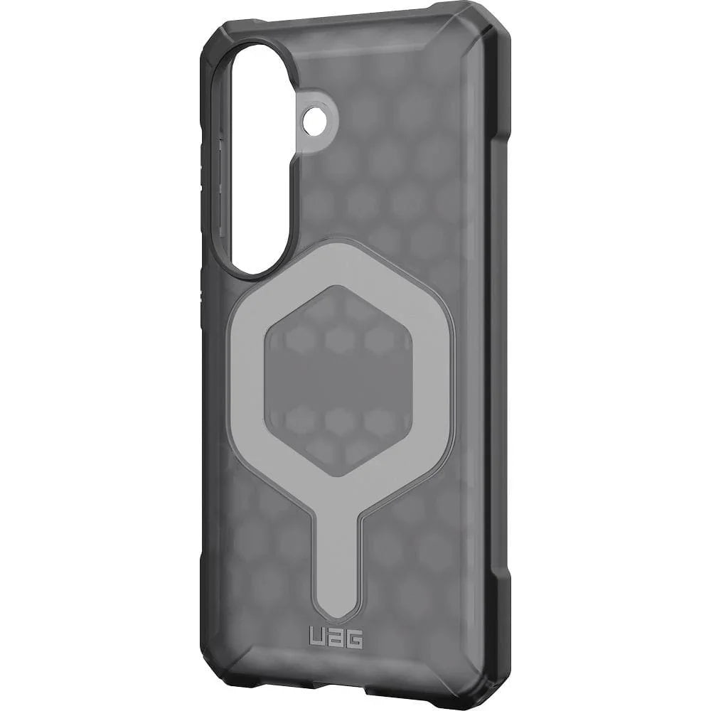 Ochronny etui na telefon z magnetycznym uchwytem i wzorem sześciokątów
