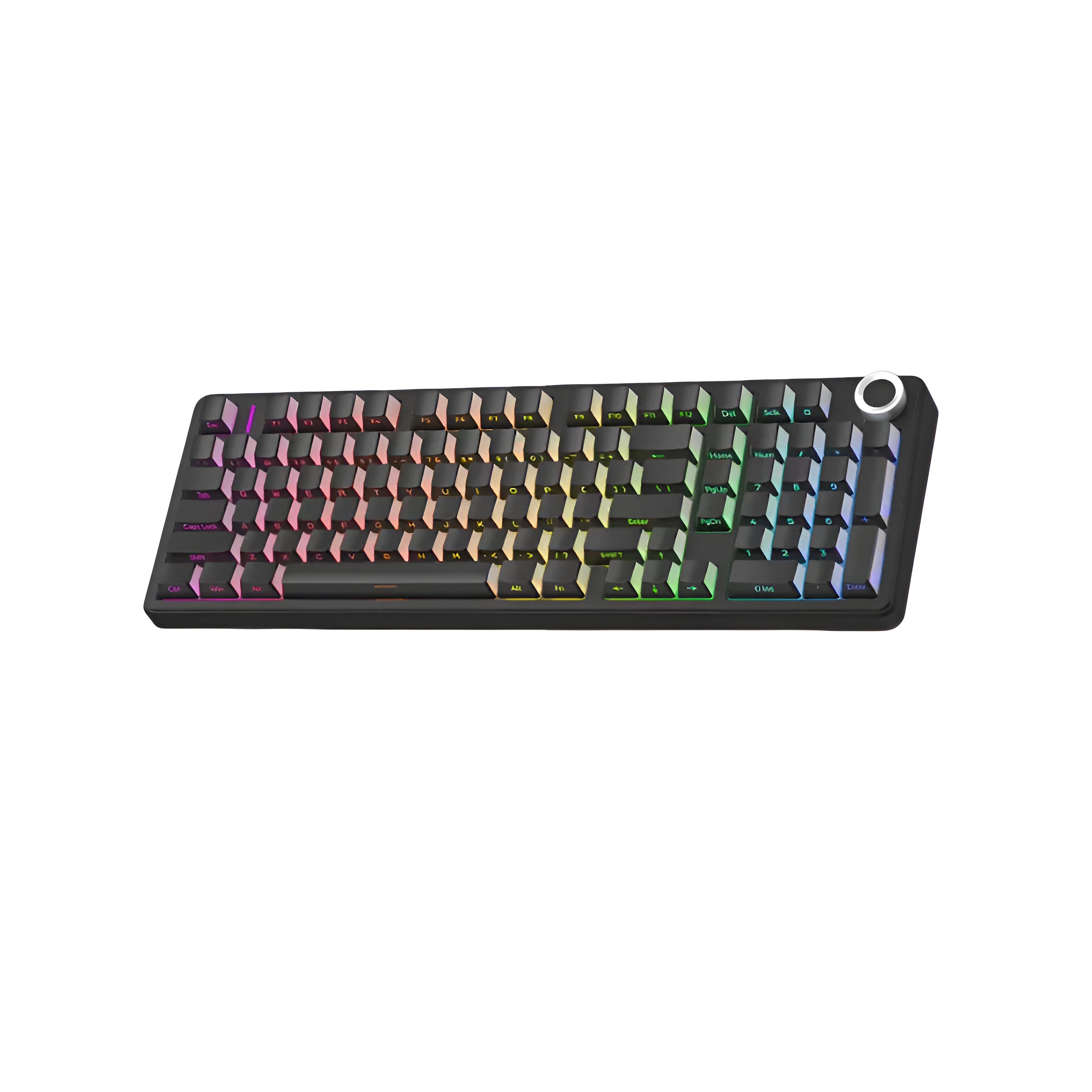 AULA - F99 Pro Wireless Mechanical Gaming Keyboard Black Side-Printed
