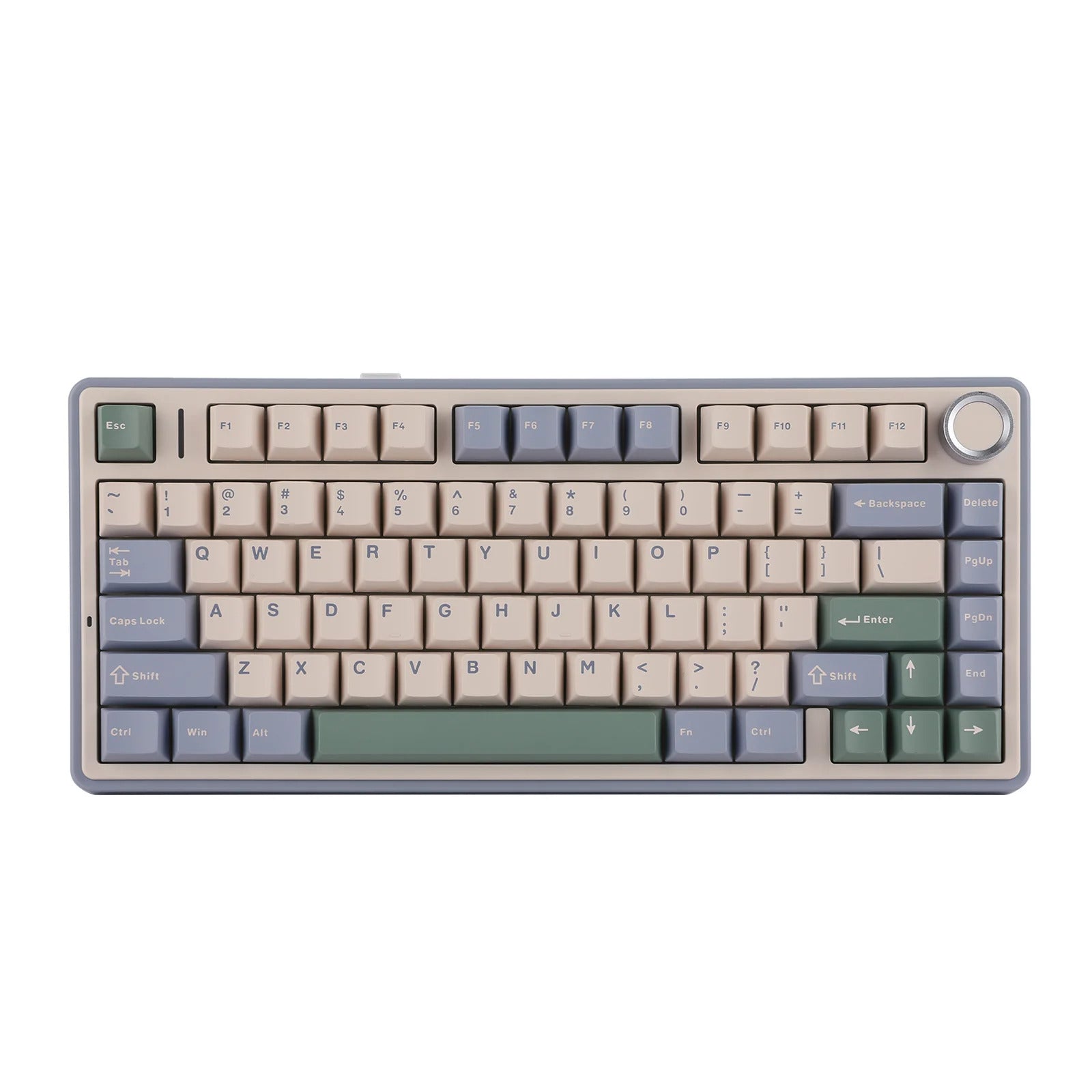 AULA - F75 - Gasket-Mounted Triple Modes Wireless Mechanical Keyboard - Cedar Green
