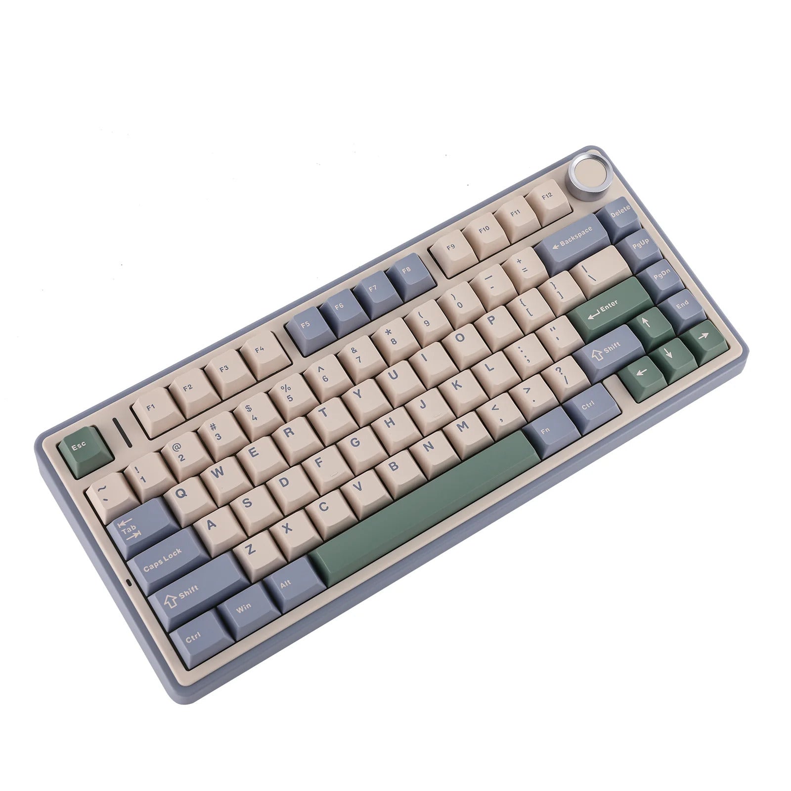 AULA - F75 - Gasket-Mounted Triple Modes Wireless Mechanical Keyboard - Cedar Green