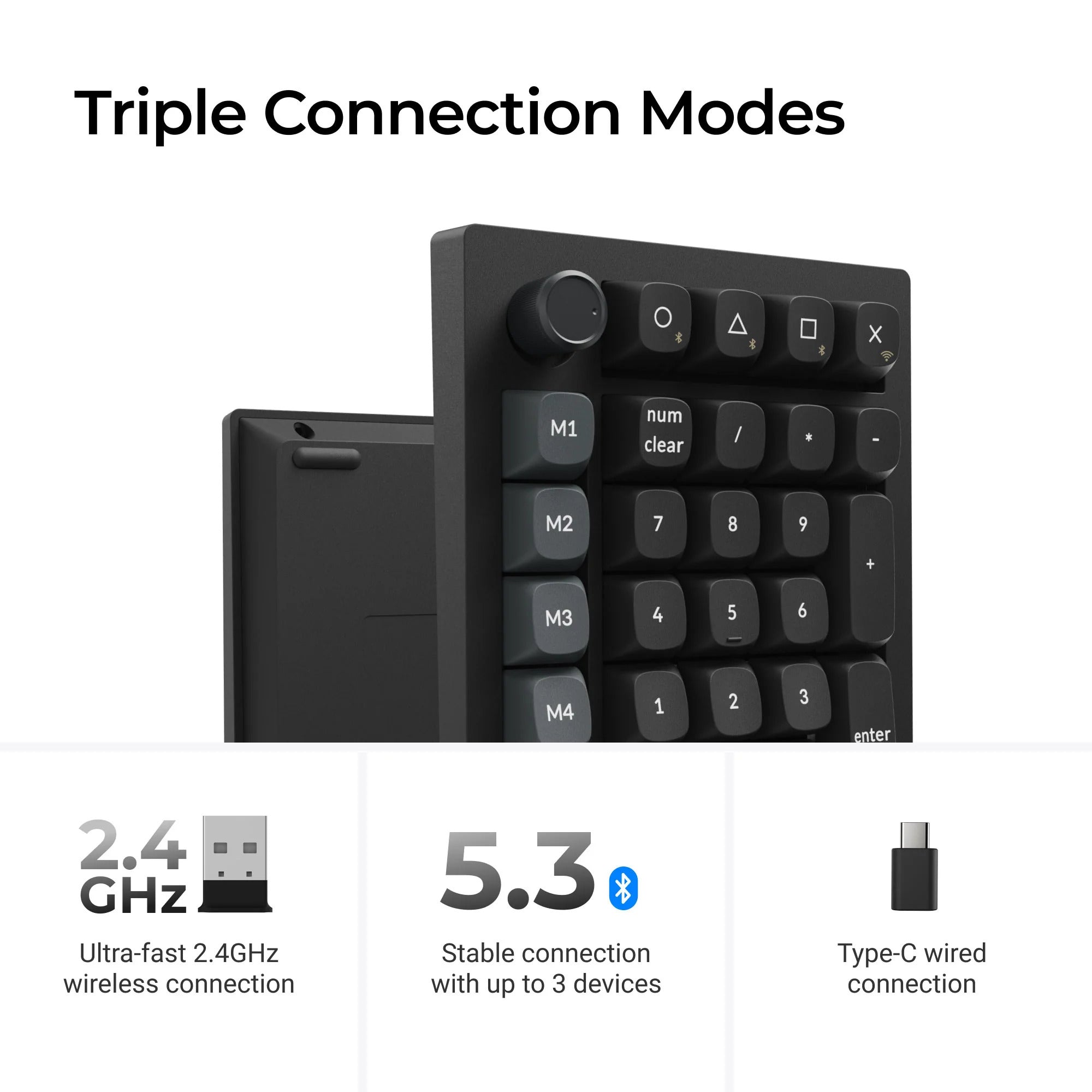 Keychron - V0 Ultra 8K Wireless Custom Number Pad