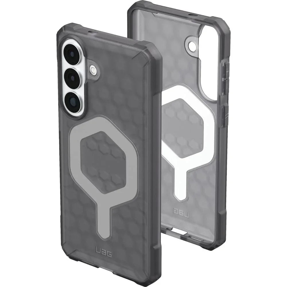 Przezroczysty etui UAG z magnetycznym uchwytem na telefon, ochrona z wzmocnionymi krawędziami