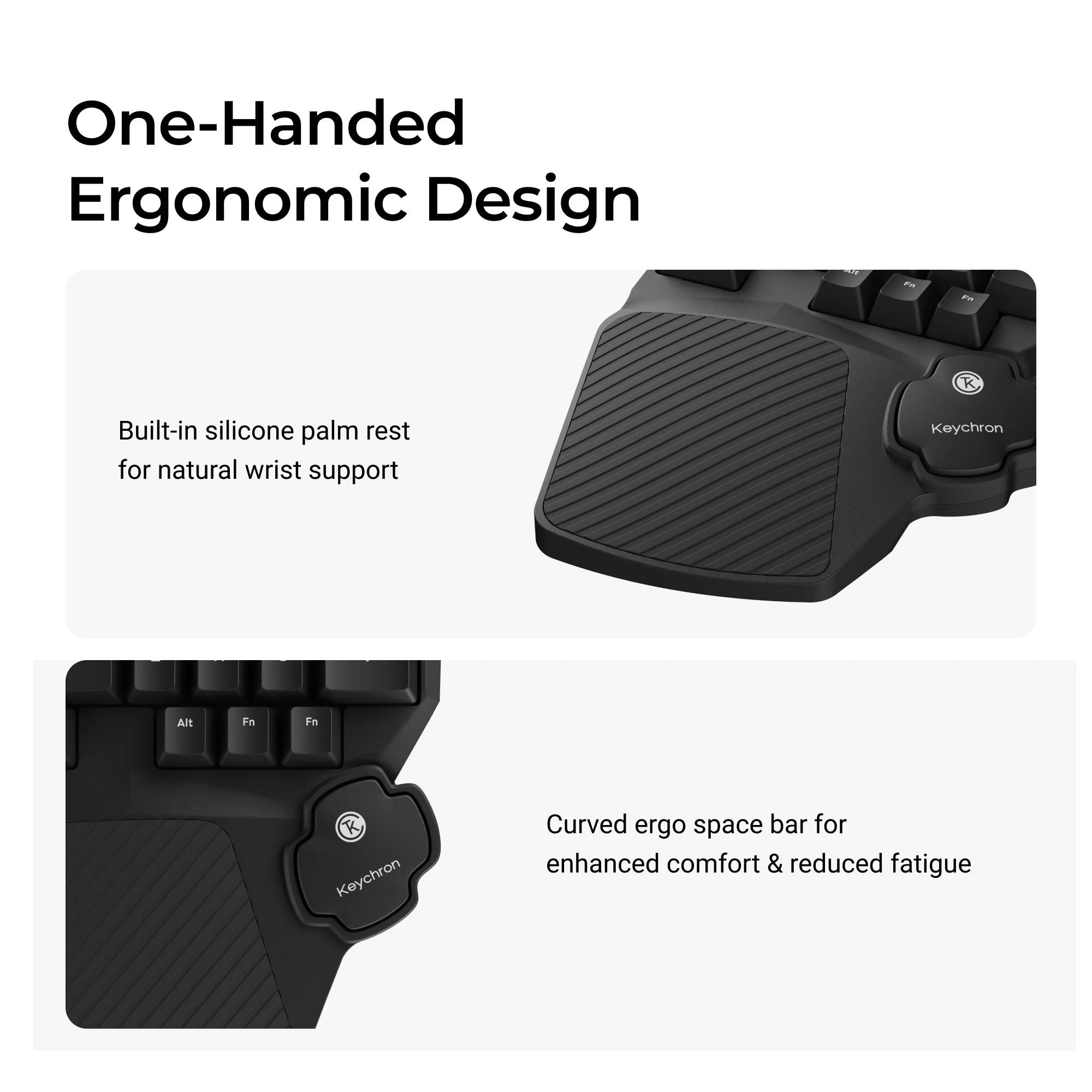 Keychron - C0 HE One Handed Magnetic Switch Gaming Keyboard
