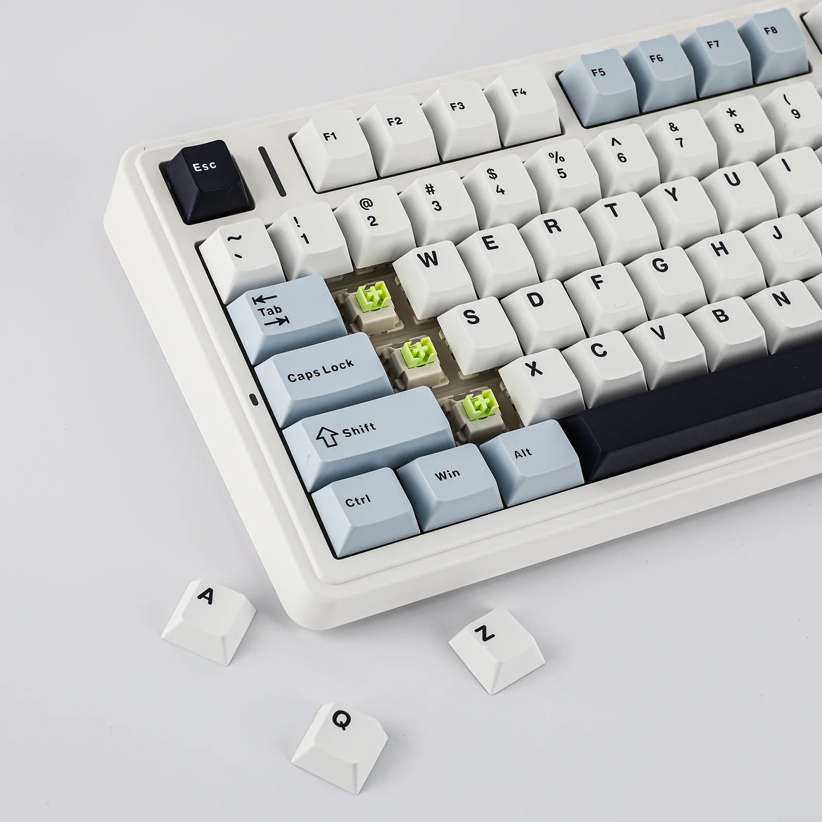 AULA - F75 - Gasket-Mounted Triple Modes Wireless Mechanical Keyboard - Glacier Blue